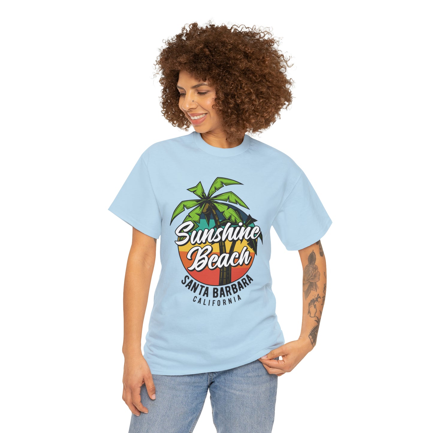Sunshine Beach Santa Barbara Cotton Tee