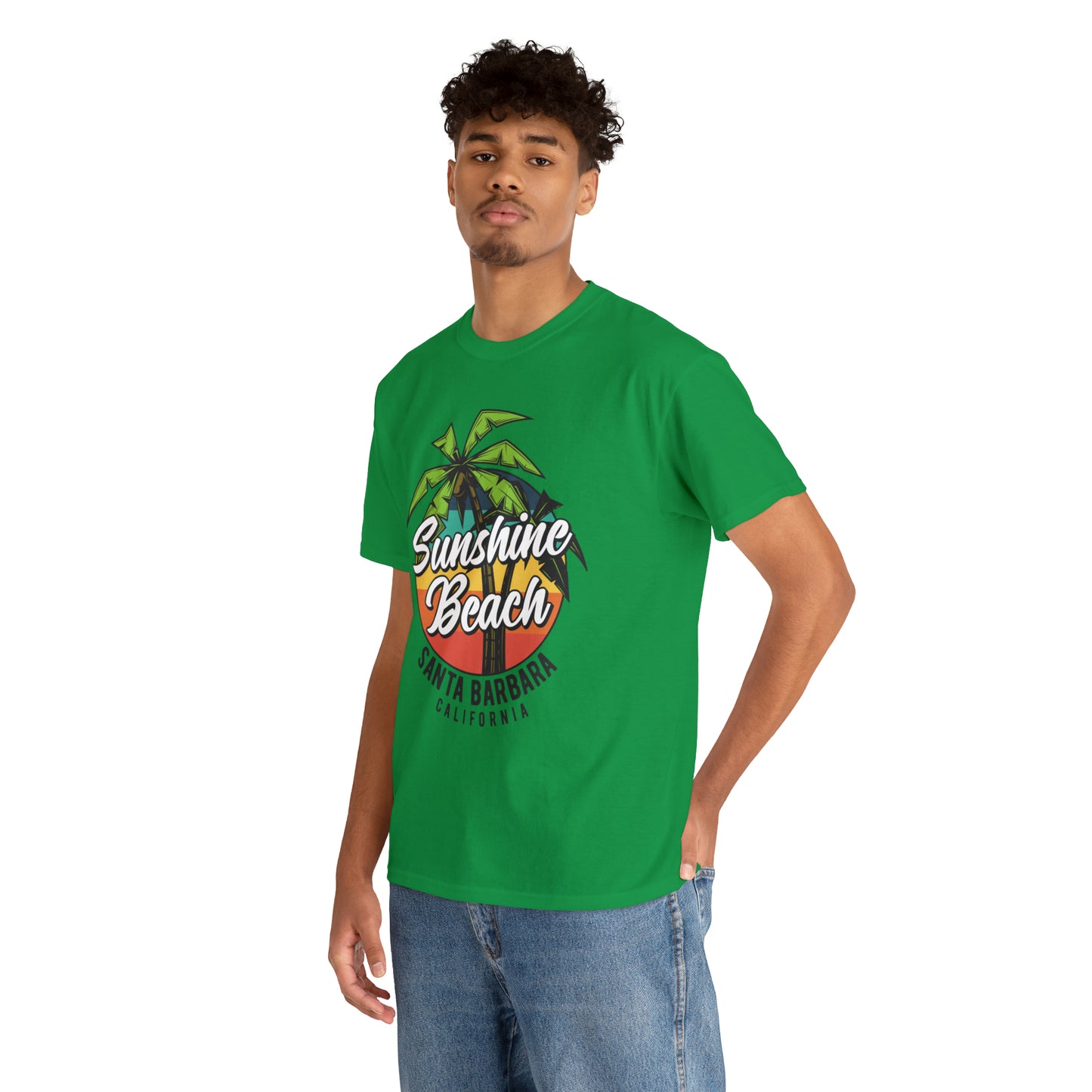 Sunshine Beach Santa Barbara Cotton Tee