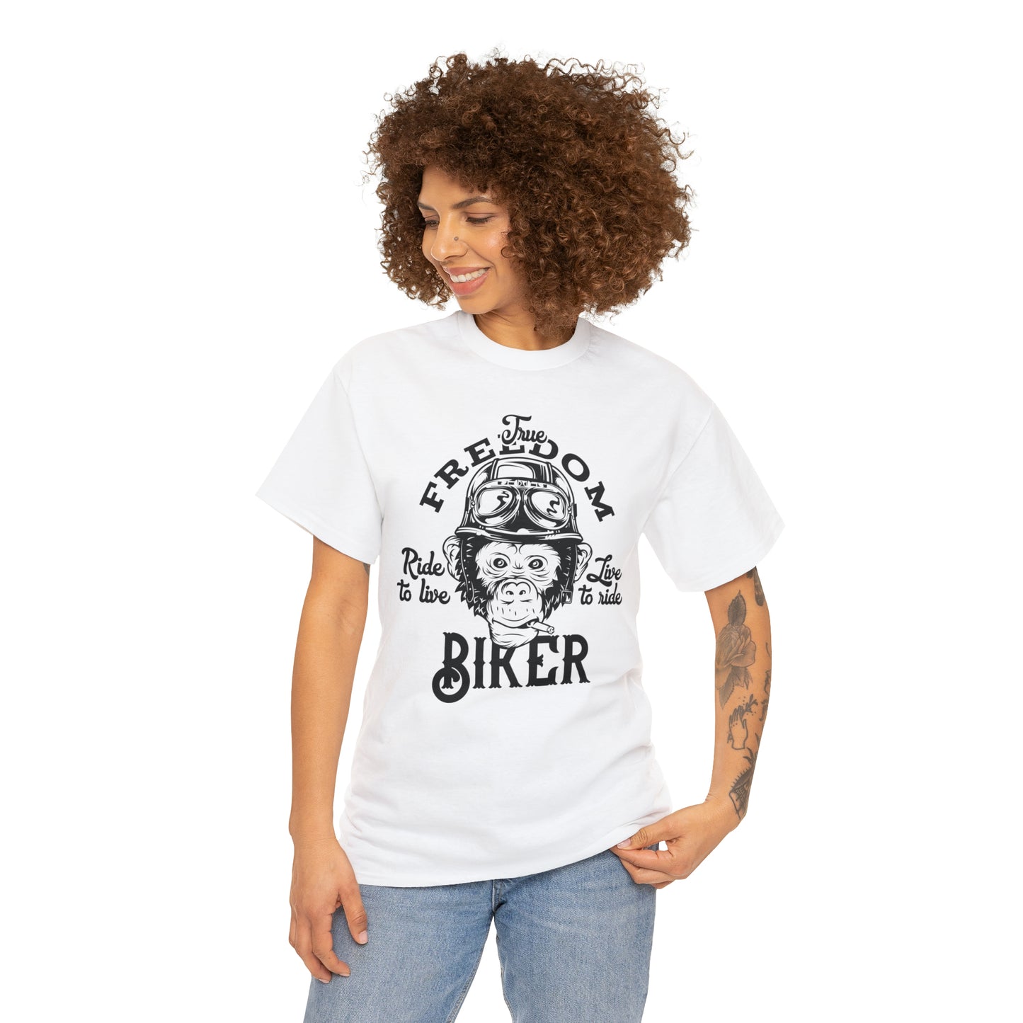 The Freedom Biker Cotton Tee