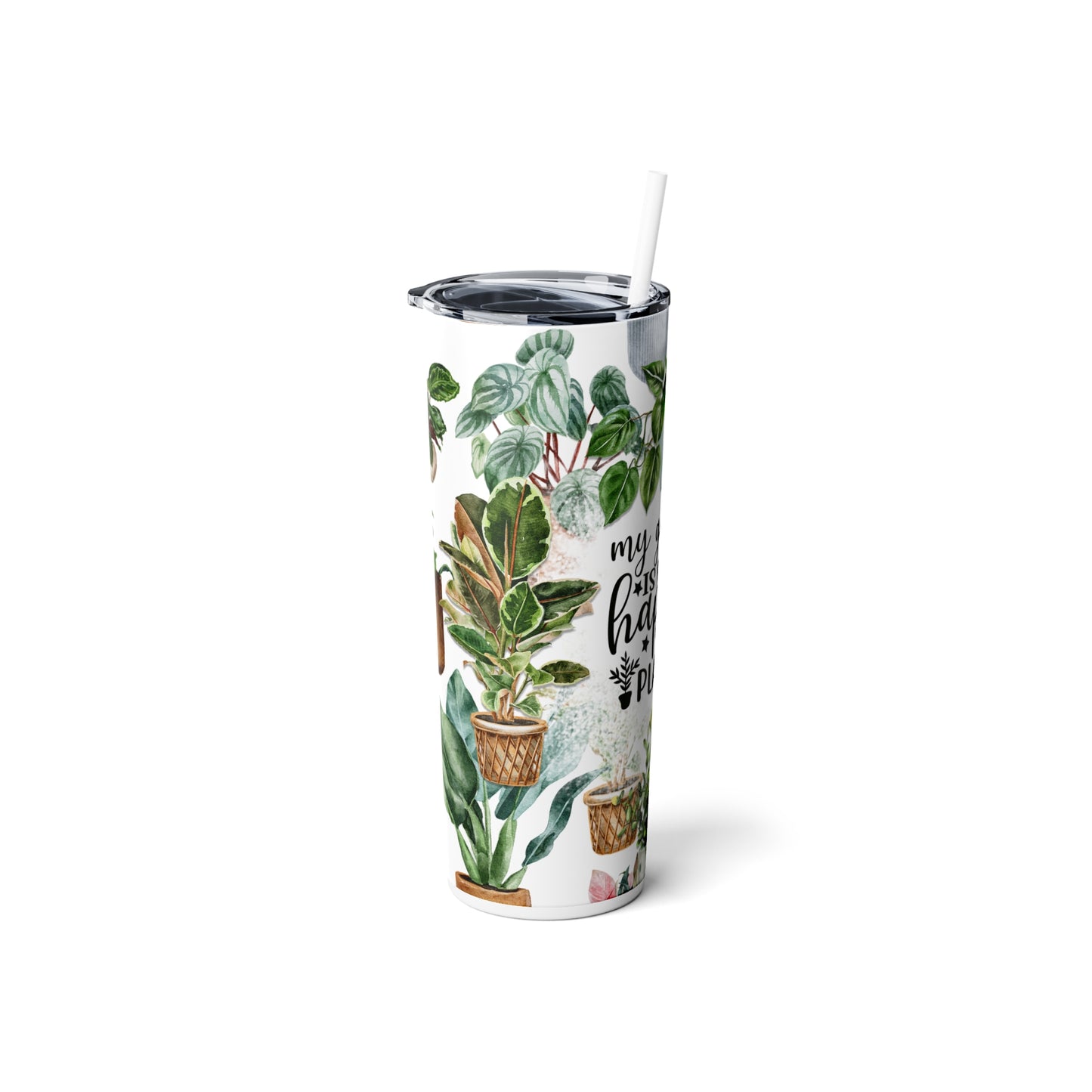 My Garden Is My Happy Place 20oz Skinny Tumbler