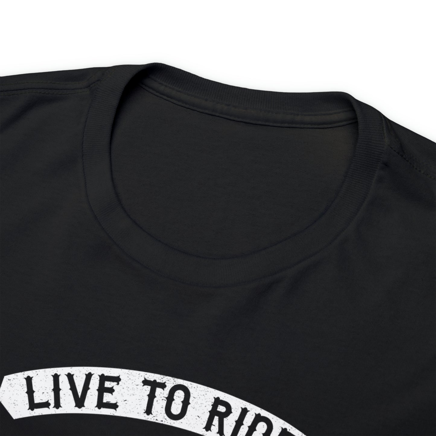 Live to Ride Ride to Live American Biker Cotton Tee