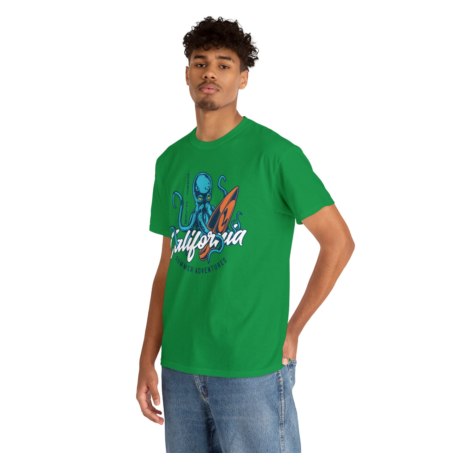 Surf Club California Octopus Cotton Tee