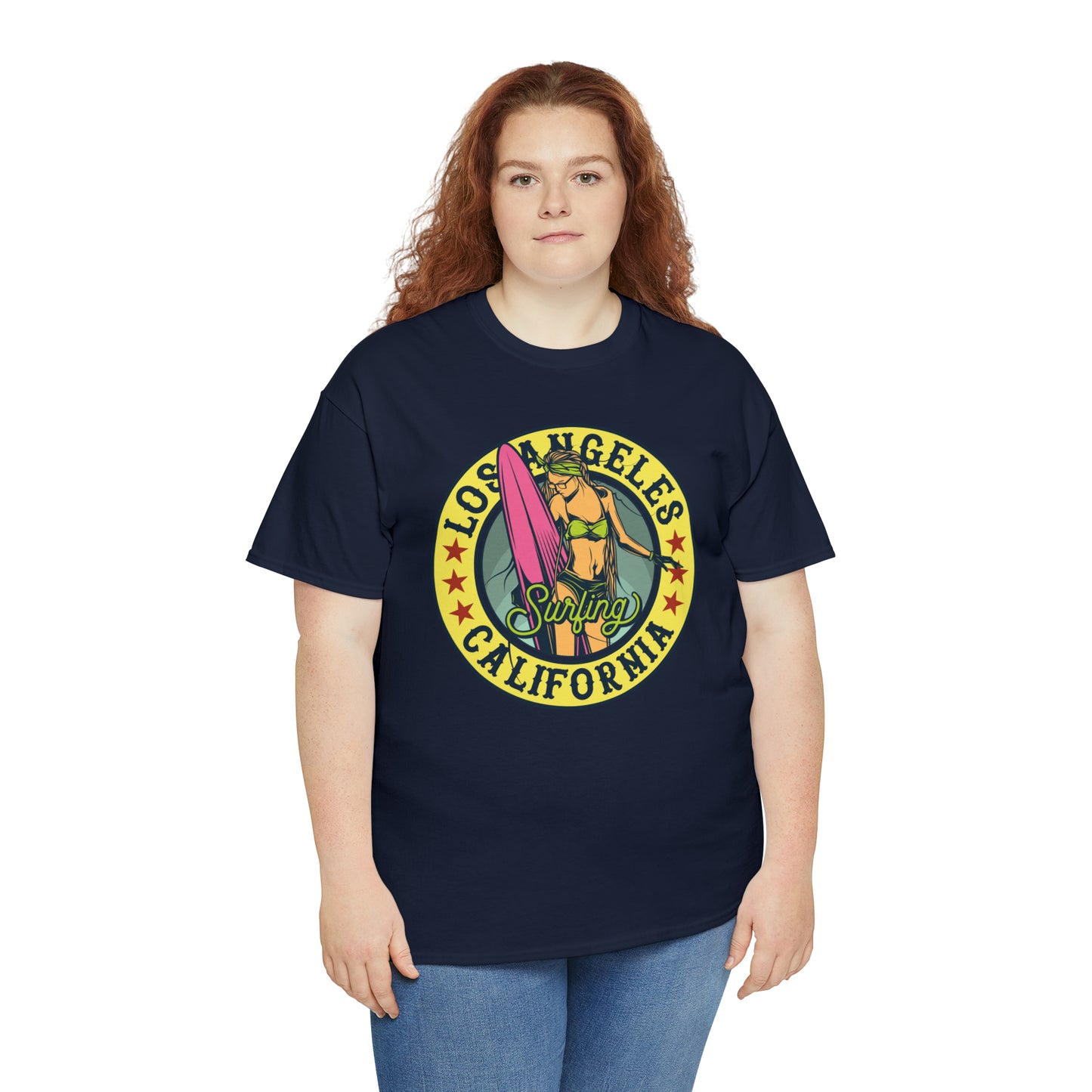 Los Angeles Surfer Cotton Tee