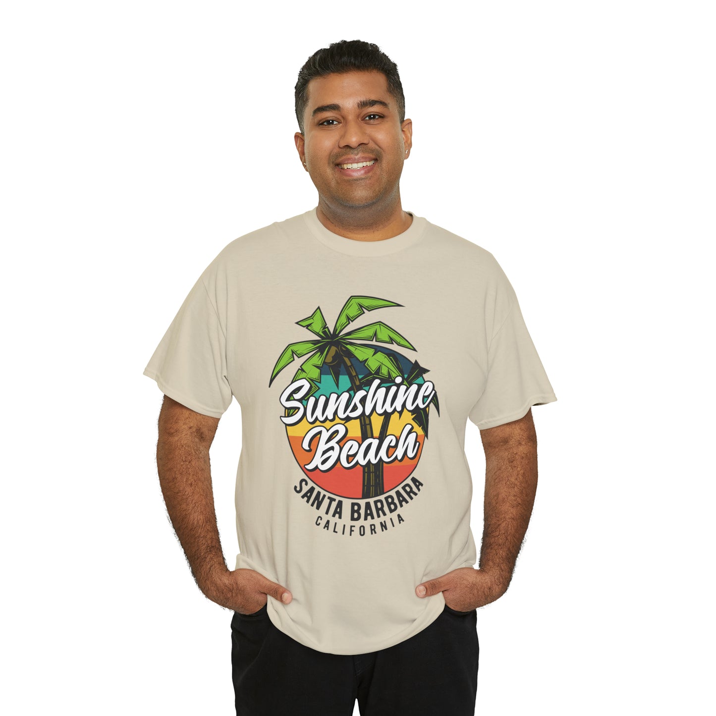 Sunshine Beach Santa Barbara Cotton Tee