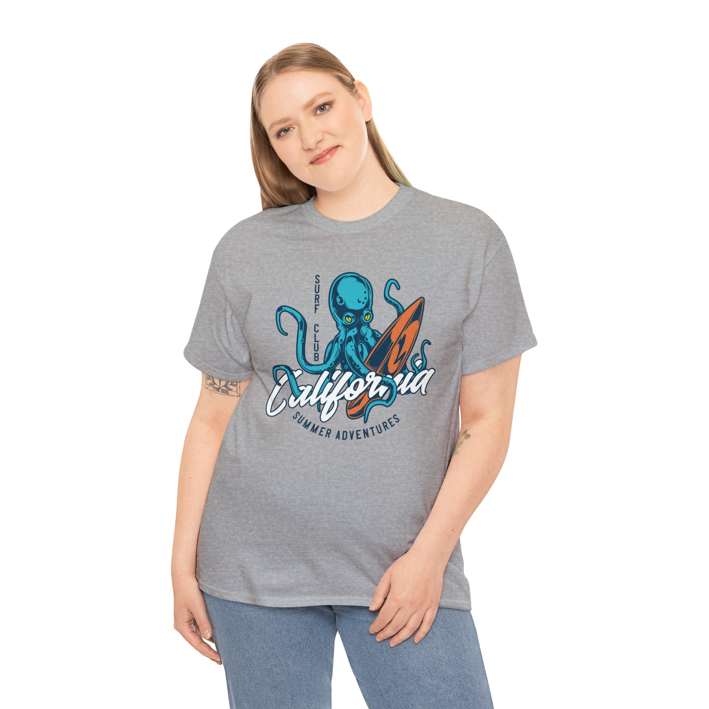 Surf Club California Octopus Cotton Tee