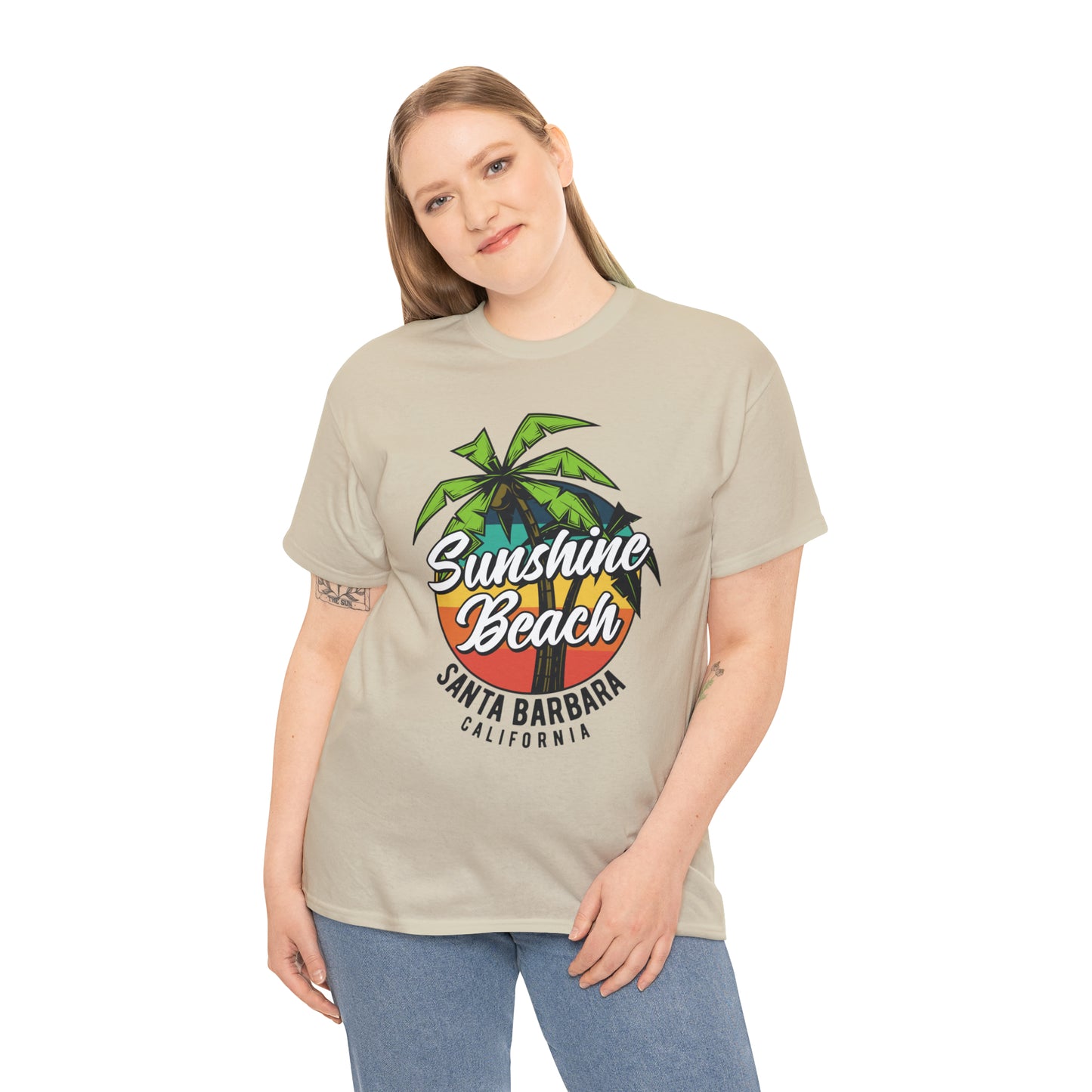 Sunshine Beach Santa Barbara Cotton Tee