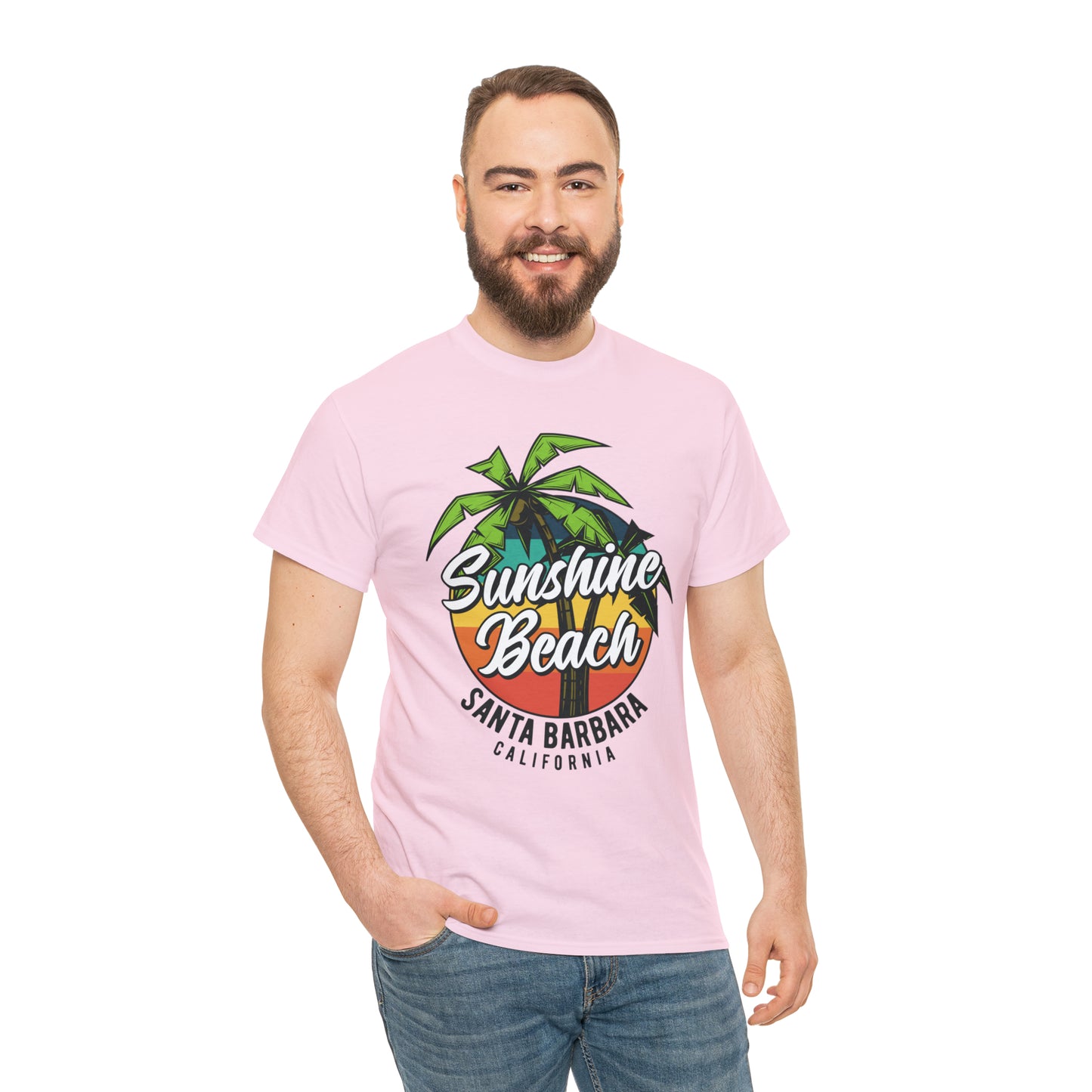 Sunshine Beach Santa Barbara Cotton Tee