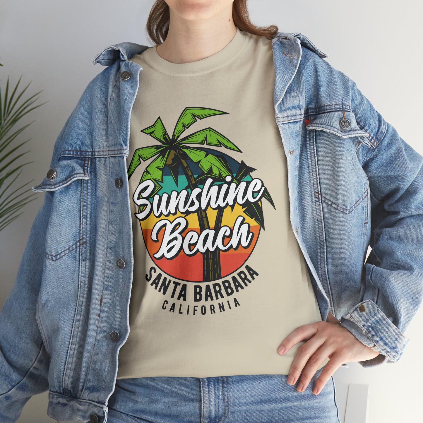 Sunshine Beach Santa Barbara Cotton Tee