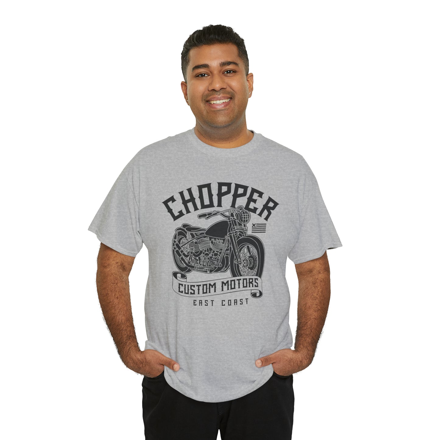 Chopper Custom Motors Motorcycle Cotton Tee