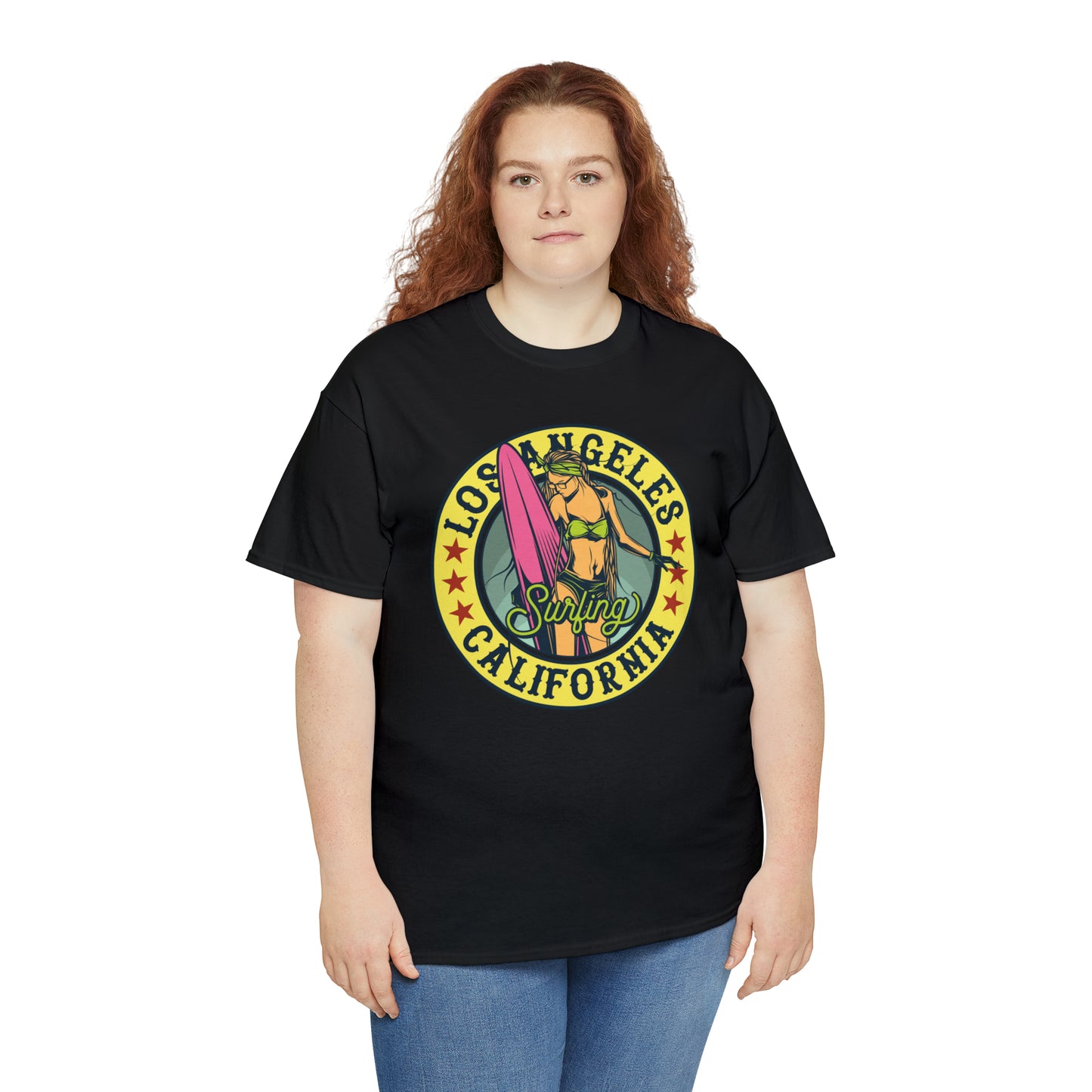 Los Angeles Surfer Cotton Tee