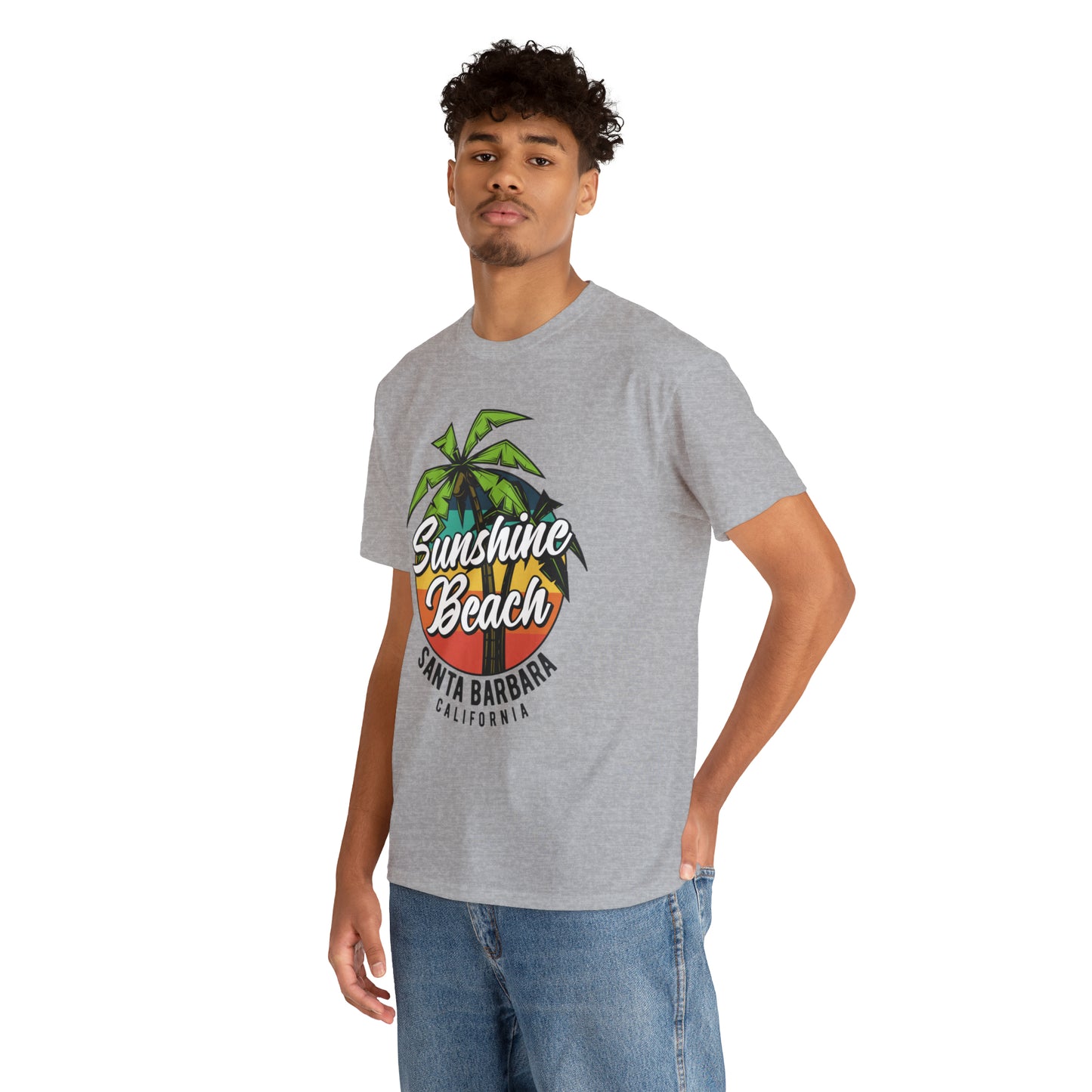 Sunshine Beach Santa Barbara Cotton Tee