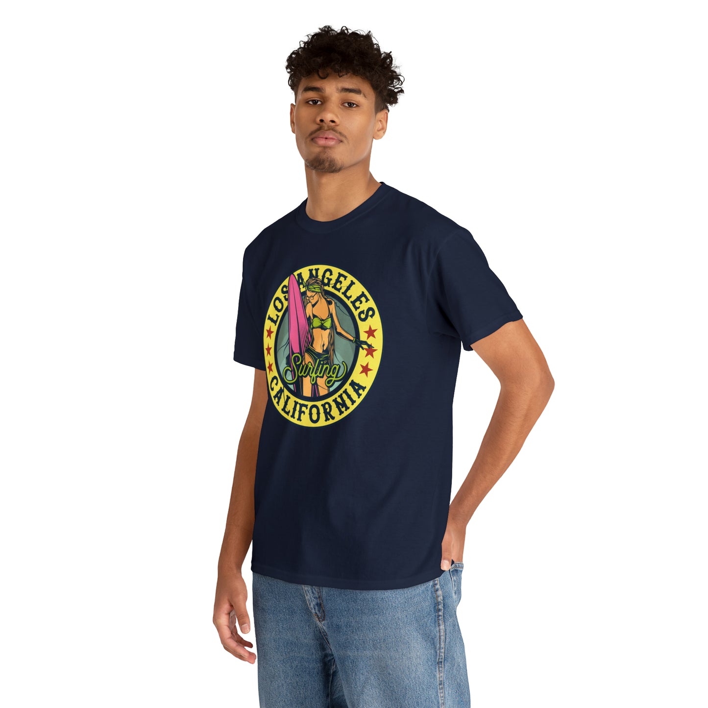 Los Angeles Surfer Cotton Tee
