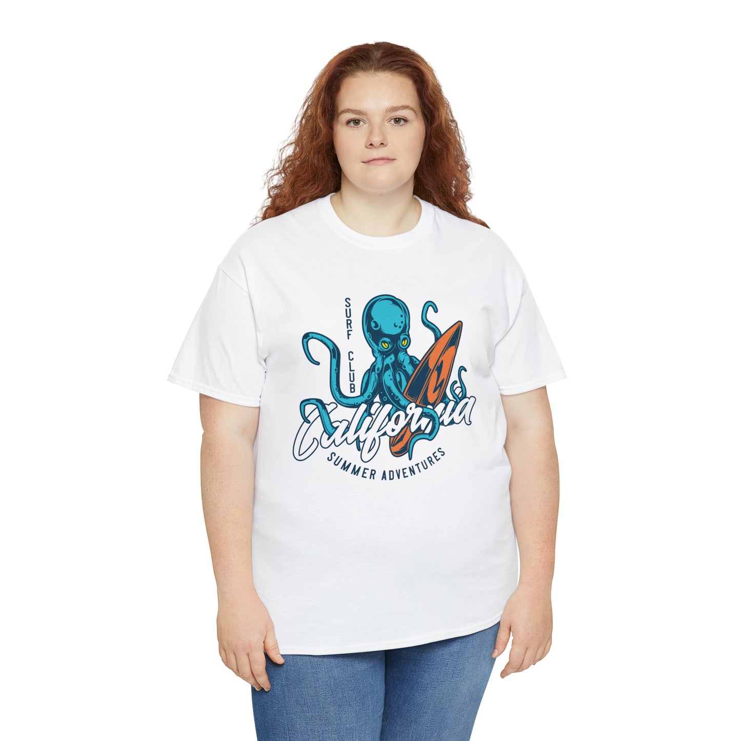 Surf Club California Octopus Cotton Tee