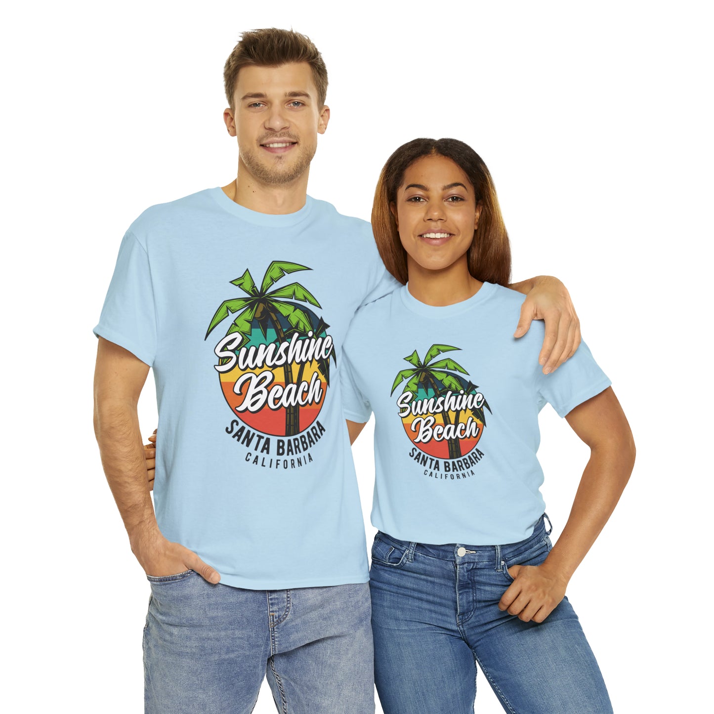 Sunshine Beach Santa Barbara Cotton Tee
