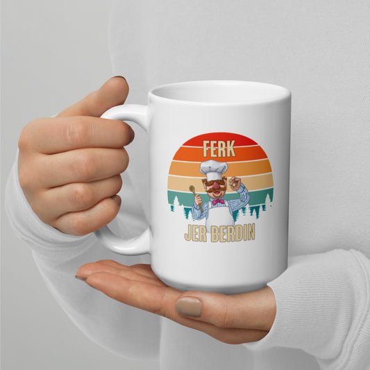 Ferk Jer Berdin FJB White glossy mug