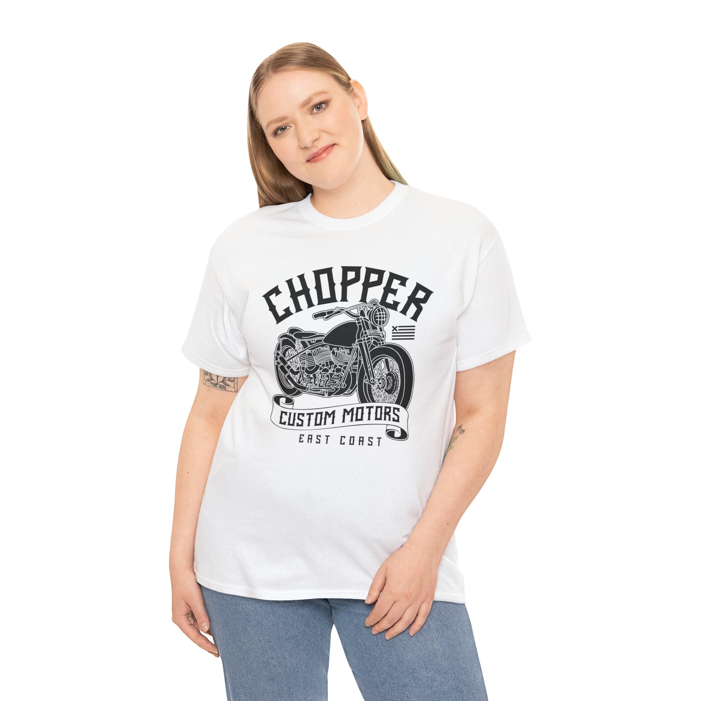 Chopper Custom Motors Motorcycle Cotton Tee