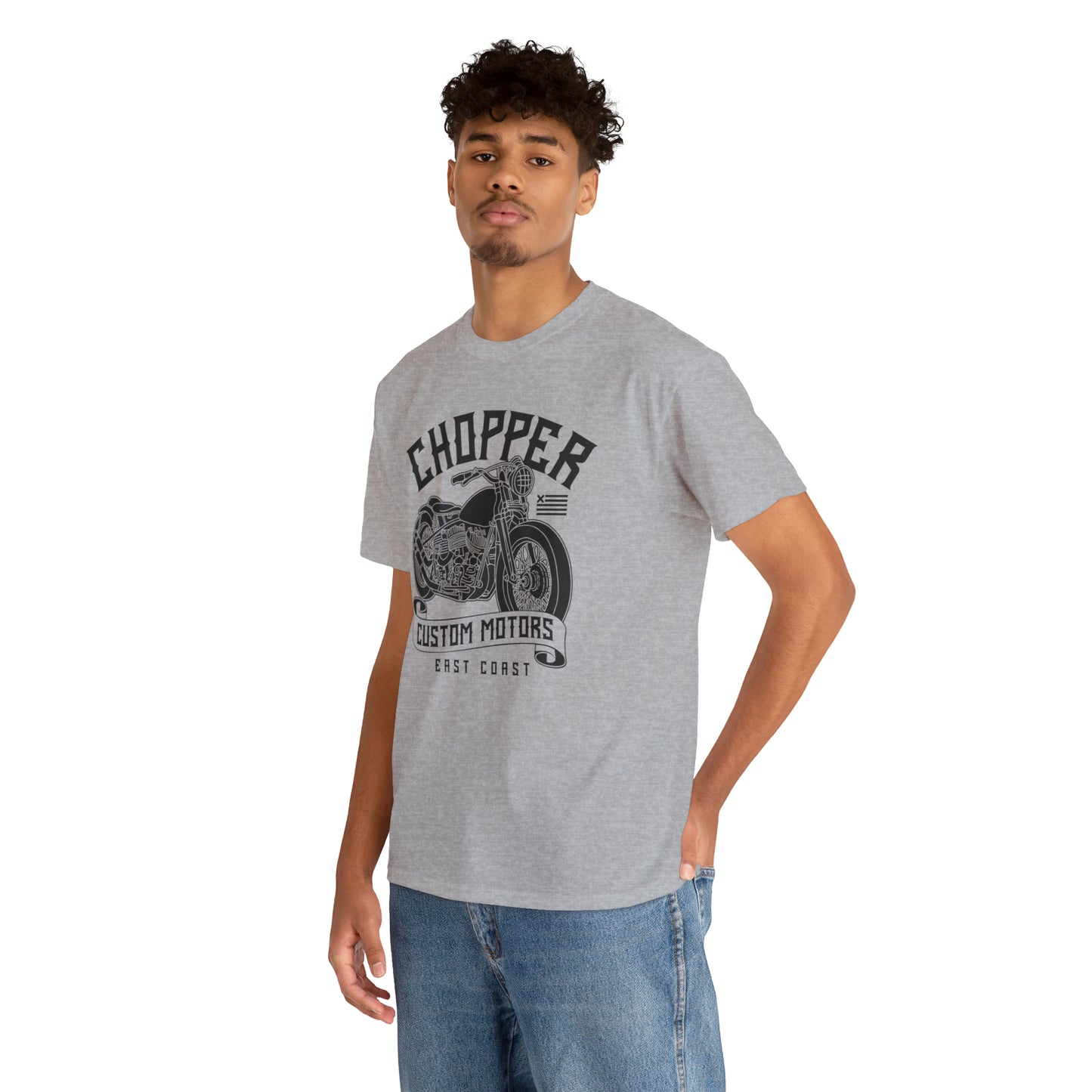 Chopper Custom Motors Motorcycle Cotton Tee