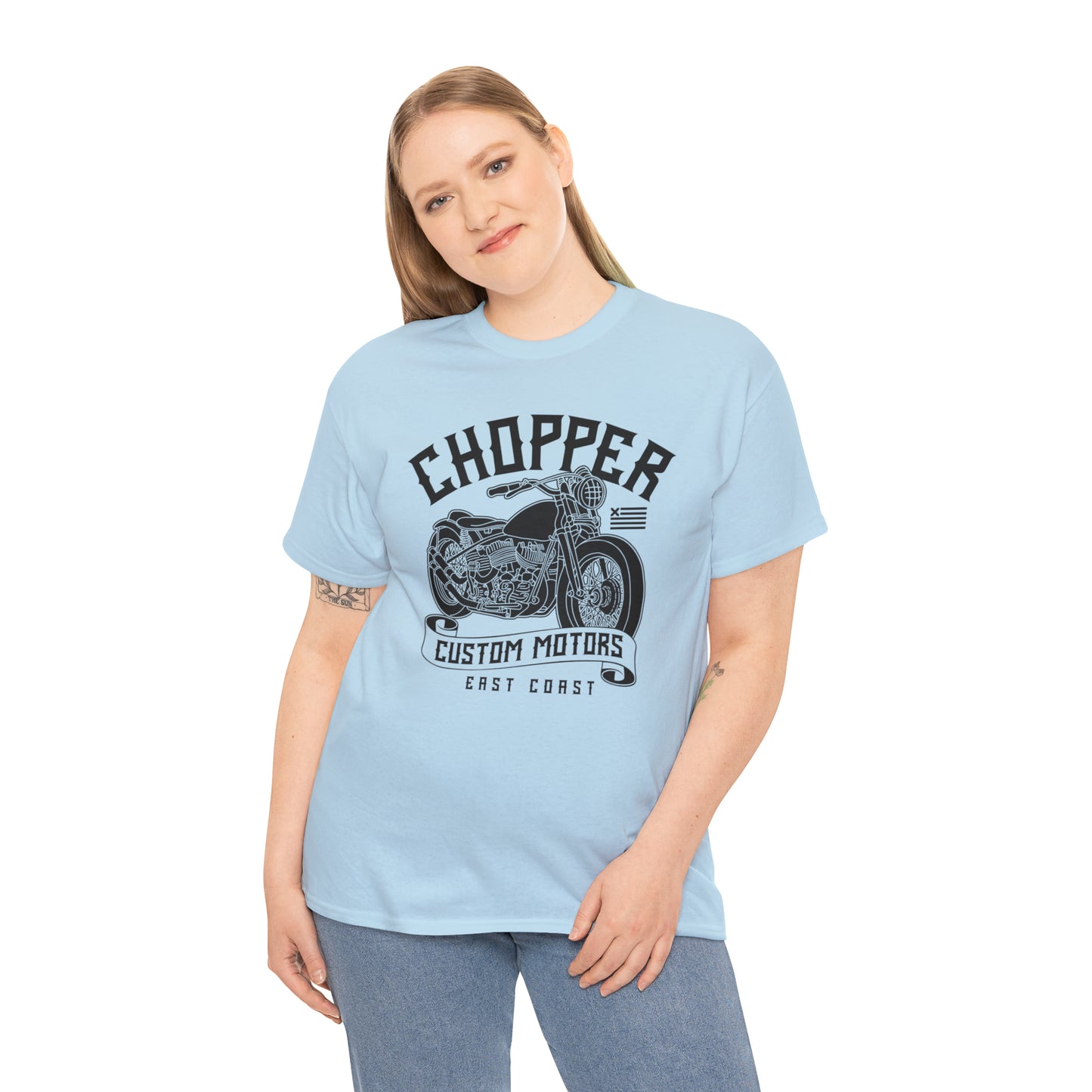 Chopper Custom Motors Motorcycle Cotton Tee