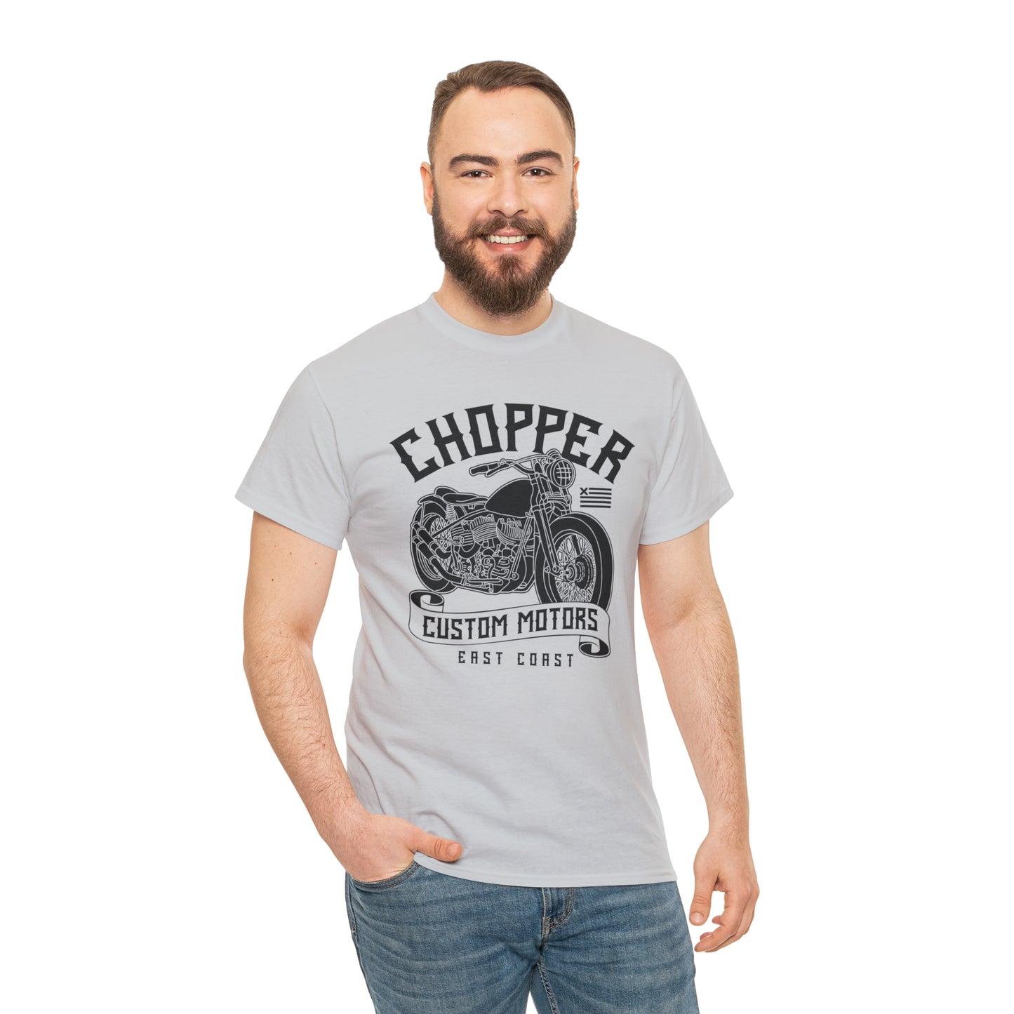 Chopper Custom Motors Motorcycle Cotton Tee