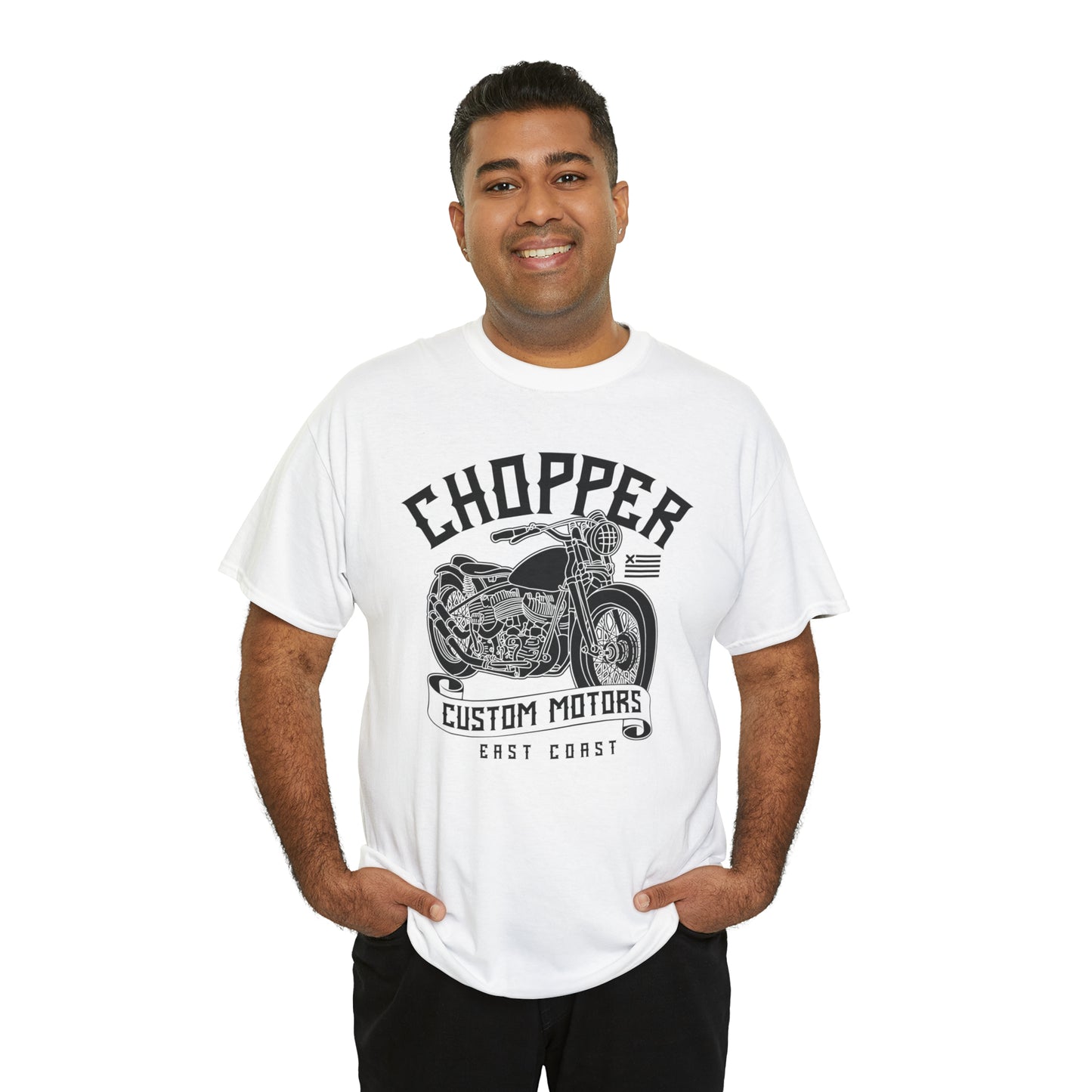 Chopper Custom Motors Motorcycle Cotton Tee