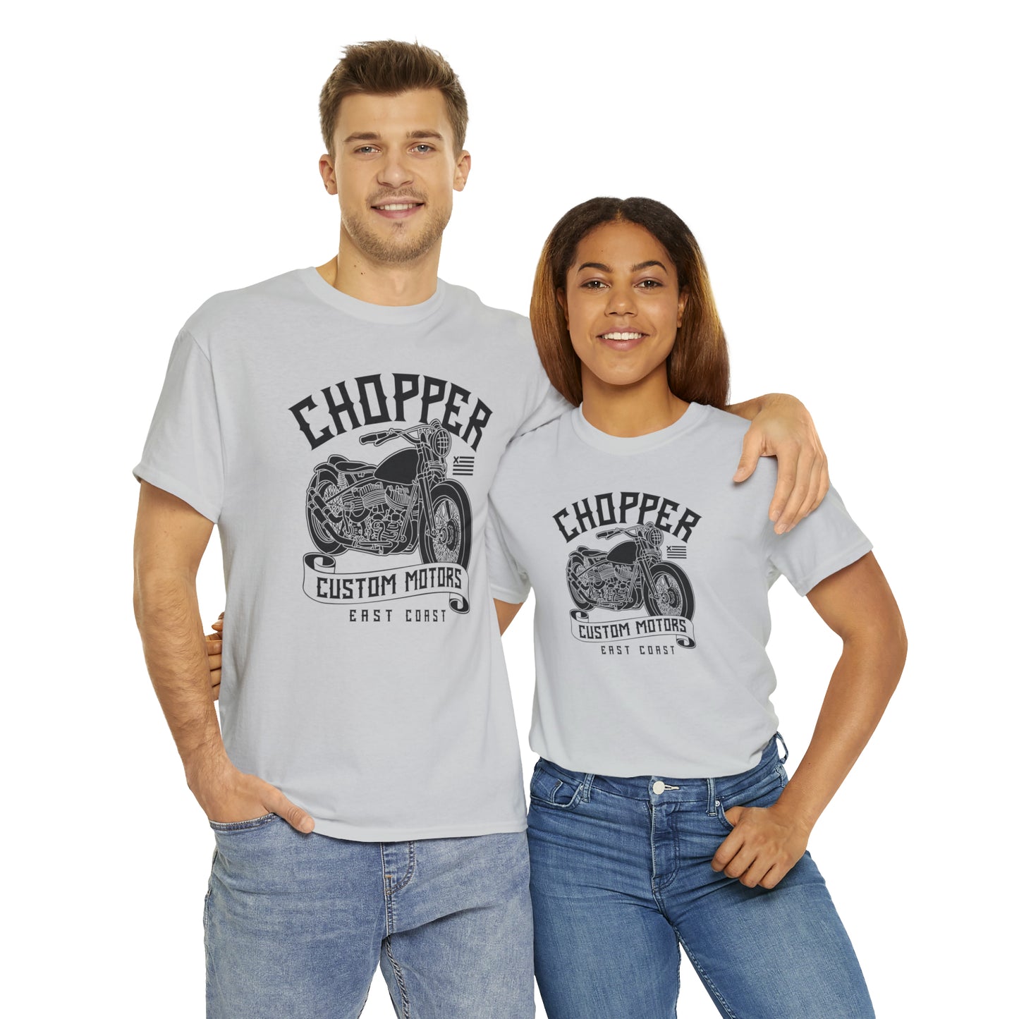 Chopper Custom Motors Motorcycle Cotton Tee