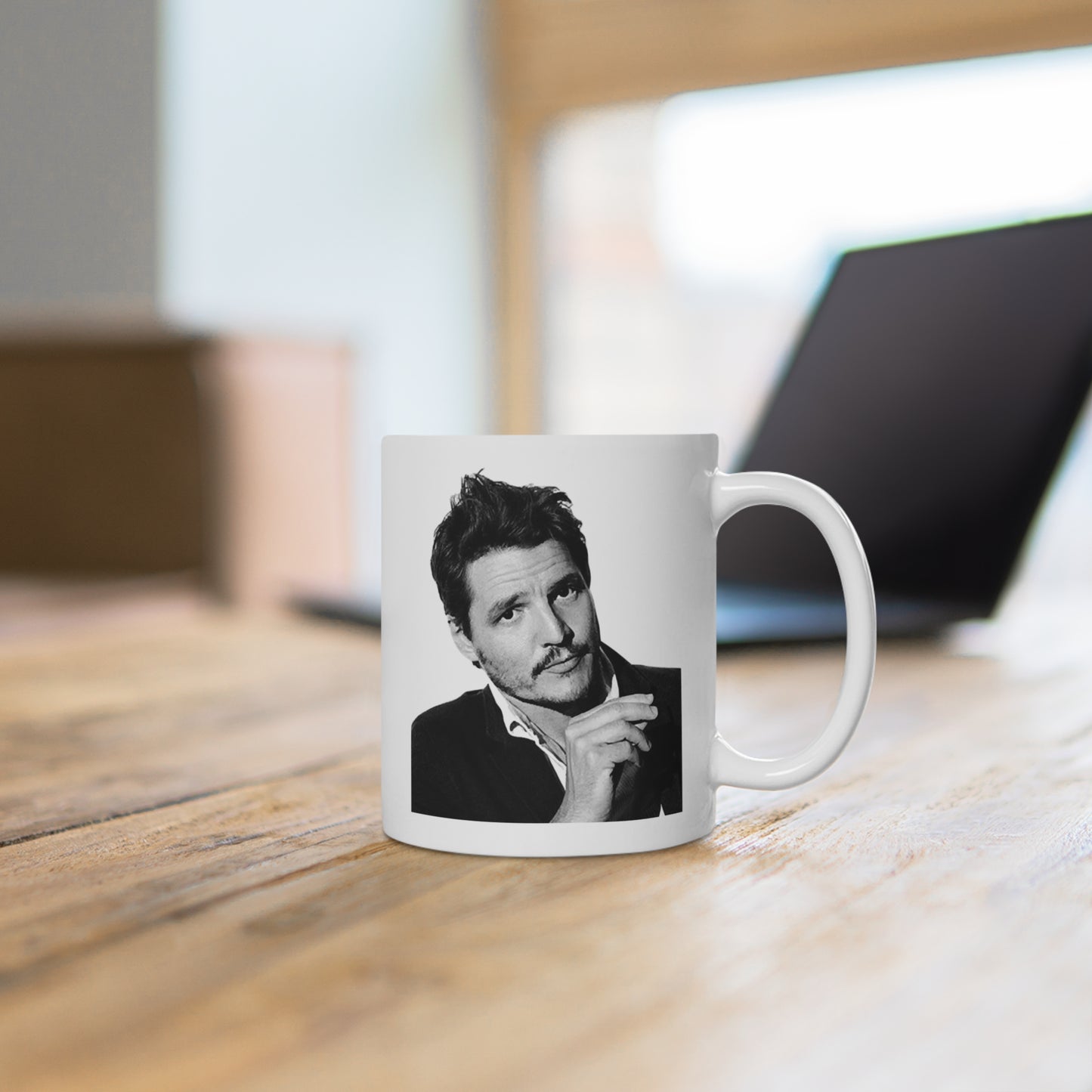 Single Taken Mentally Dating Pedro Pascal White Ceramic Mug