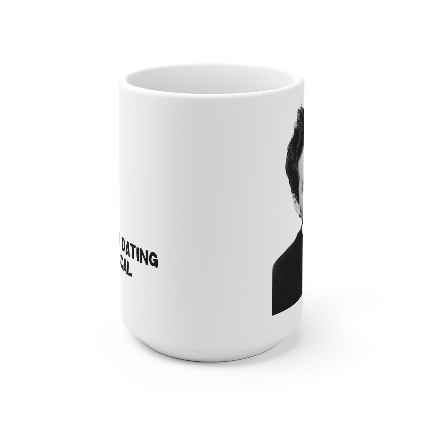 Single Taken Mentally Dating Pedro Pascal White Ceramic Mug