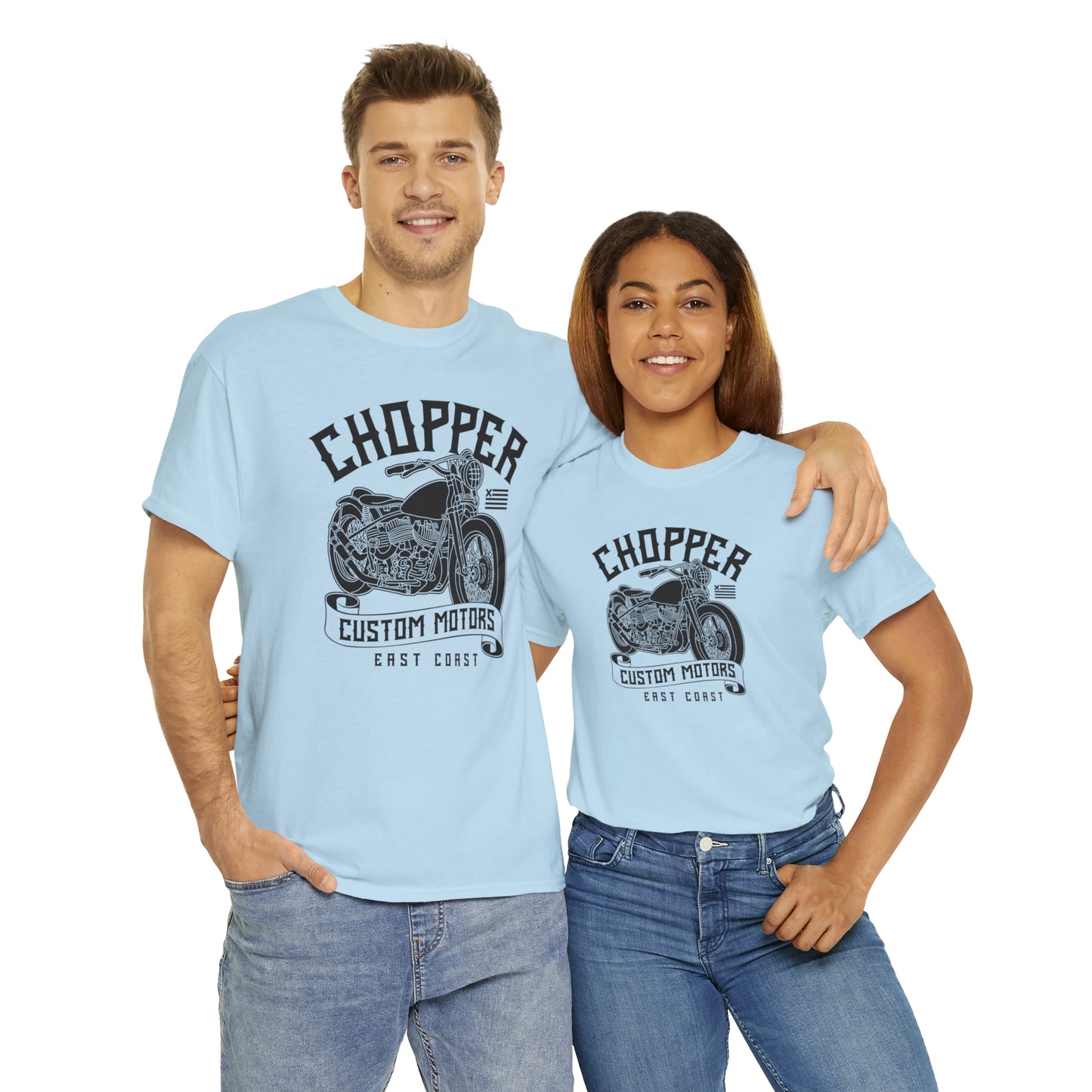 Chopper Custom Motors Motorcycle Cotton Tee