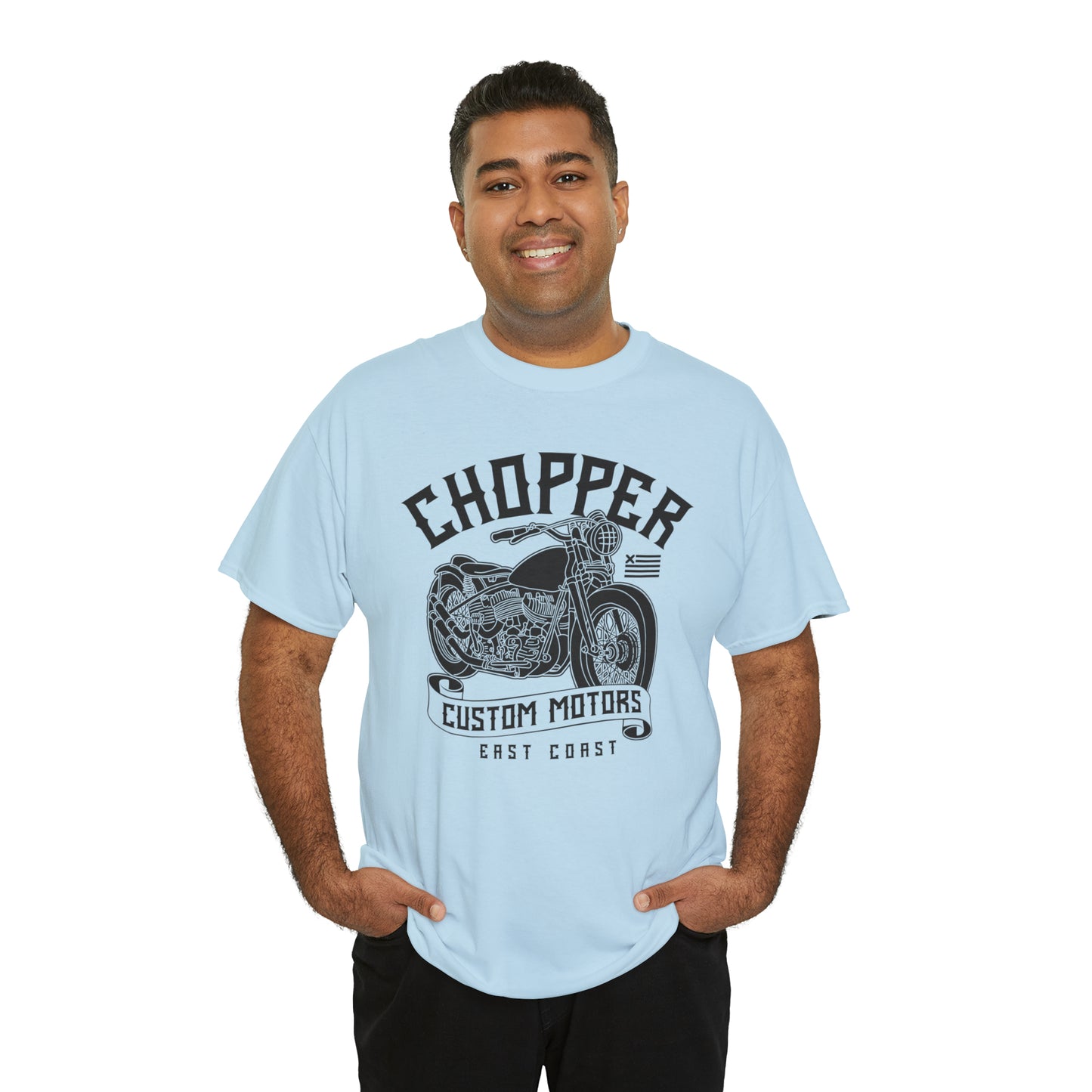 Chopper Custom Motors Motorcycle Cotton Tee