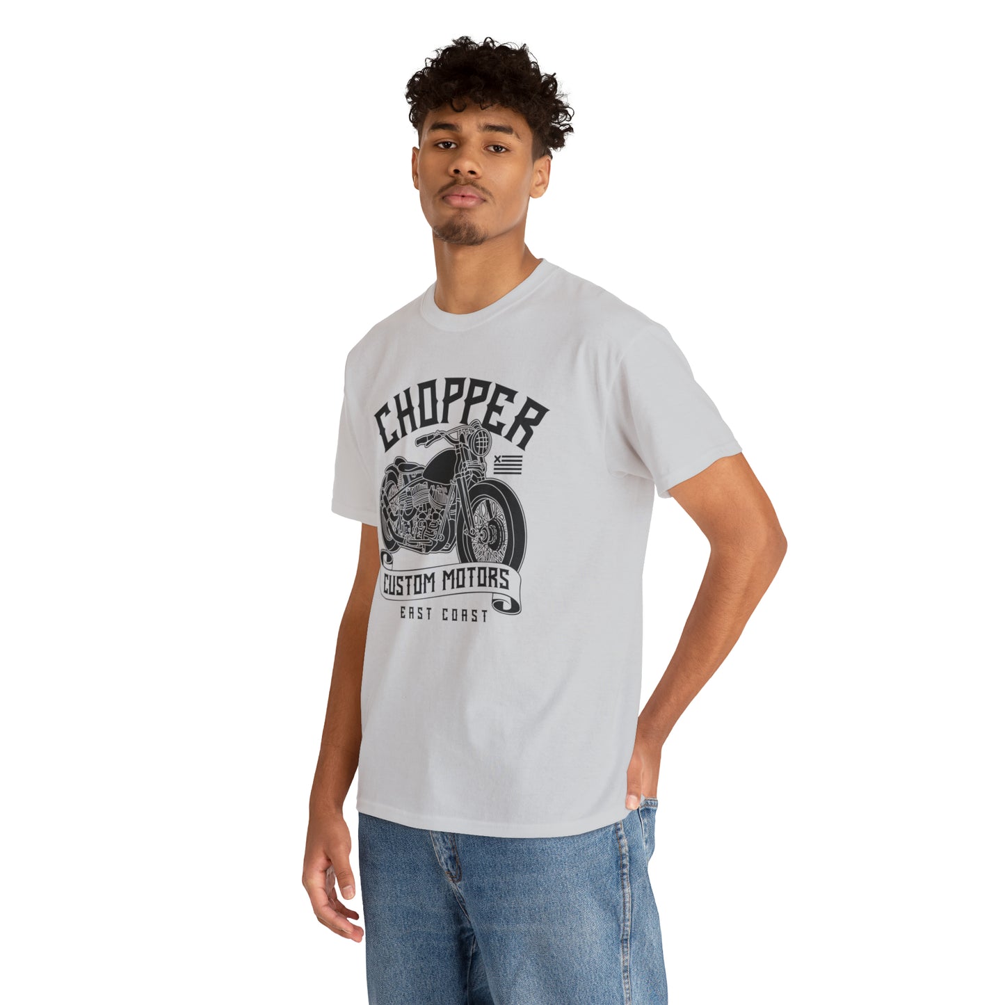 Chopper Custom Motors Motorcycle Cotton Tee