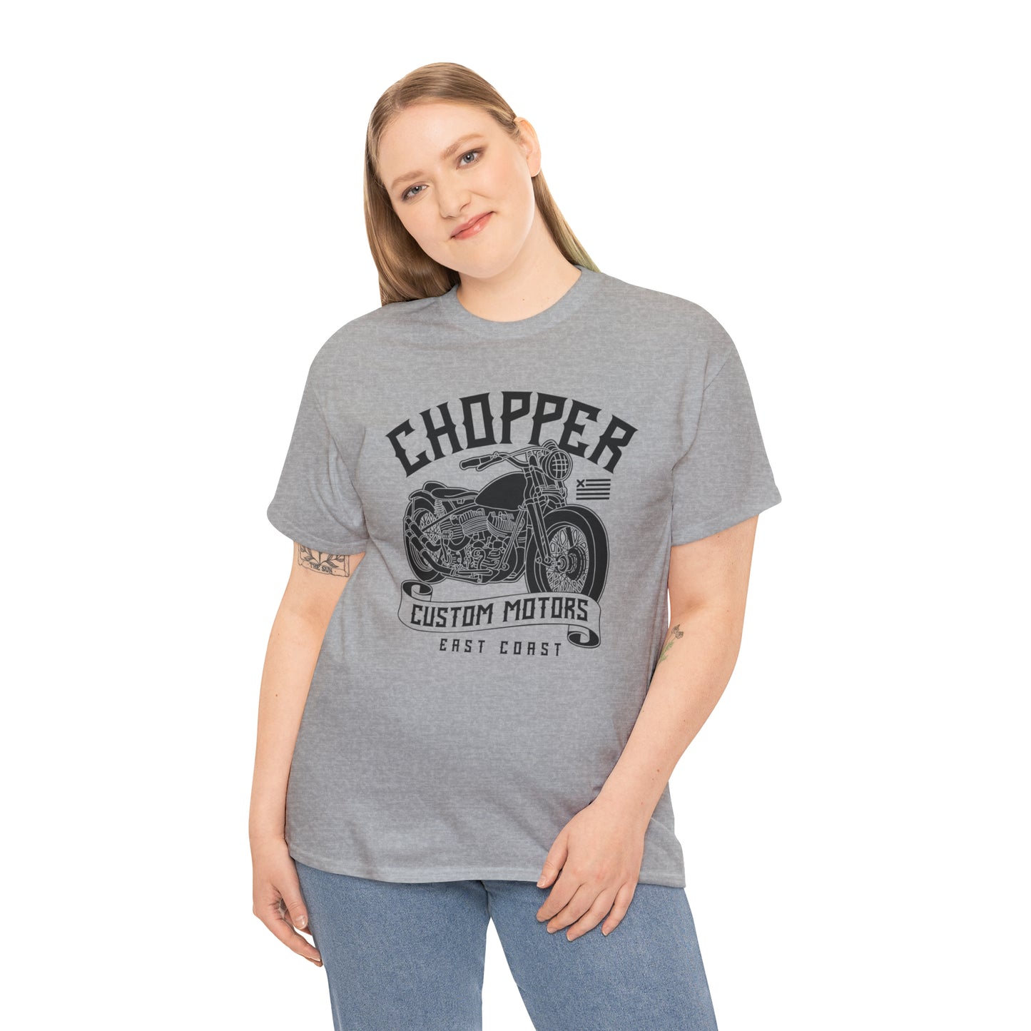 Chopper Custom Motors Motorcycle Cotton Tee