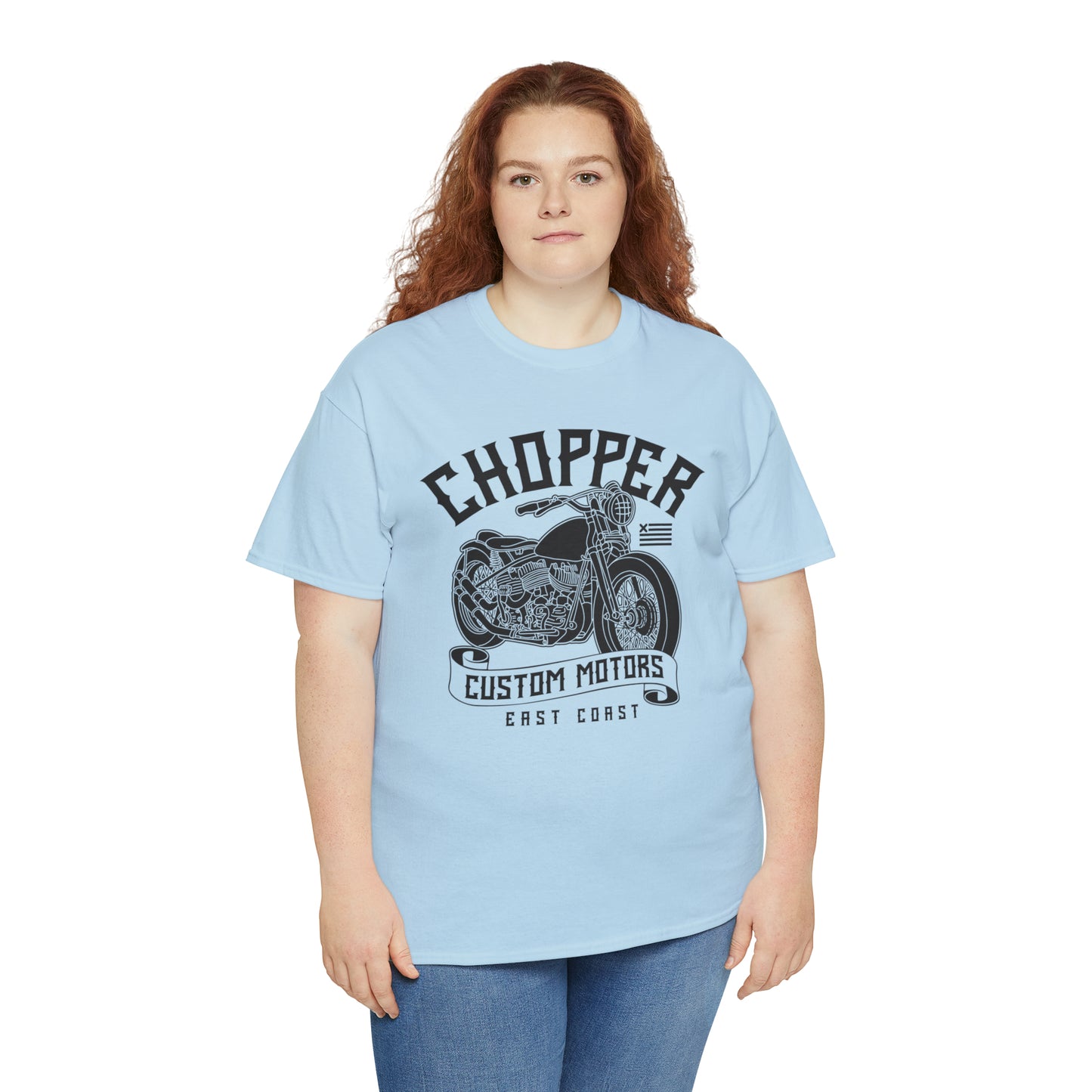 Chopper Custom Motors Motorcycle Cotton Tee