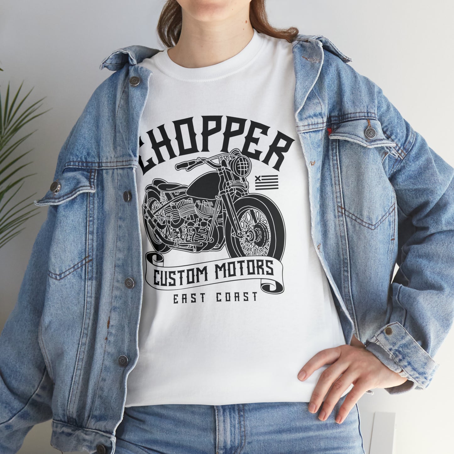 Chopper Custom Motors Motorcycle Cotton Tee