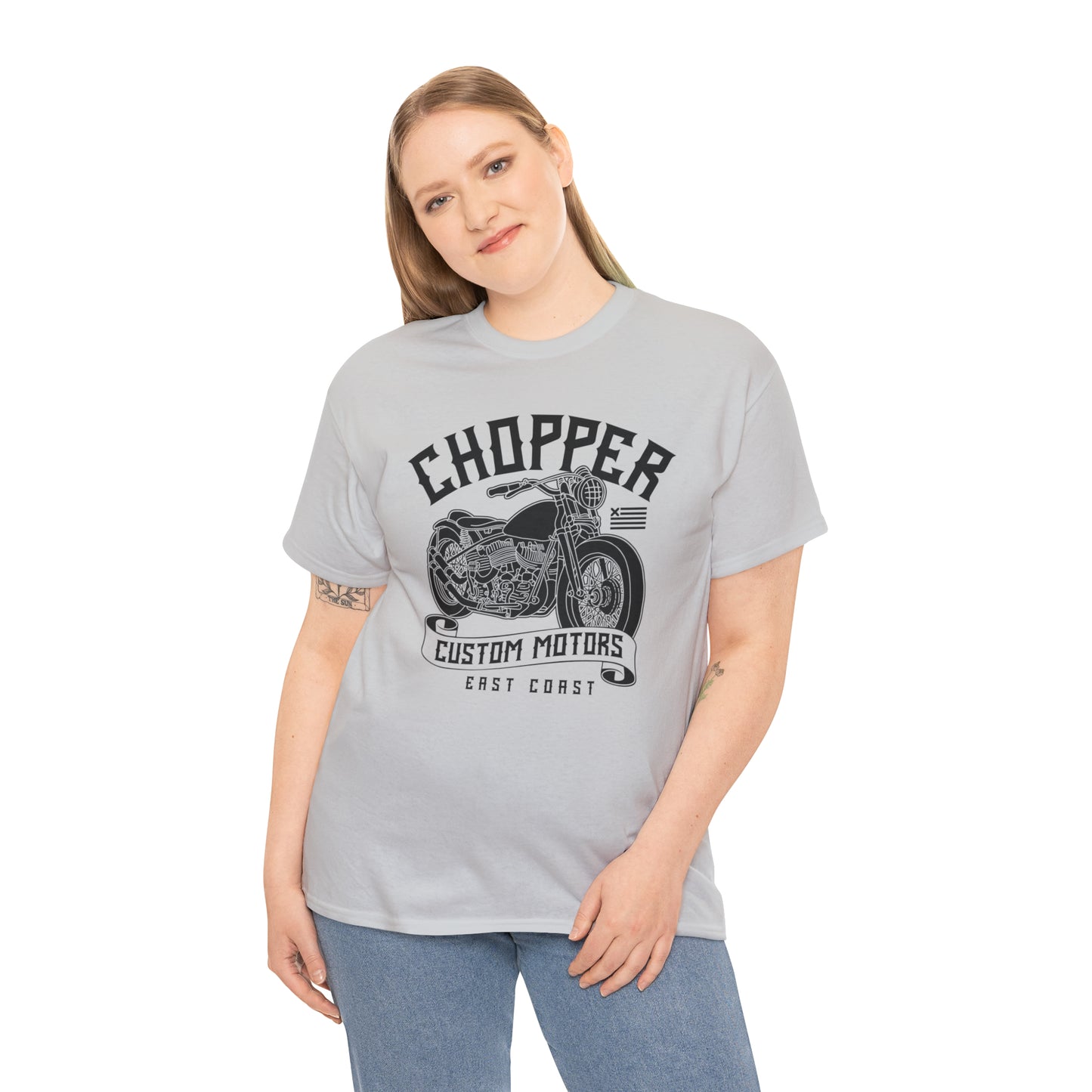 Chopper Custom Motors Motorcycle Cotton Tee