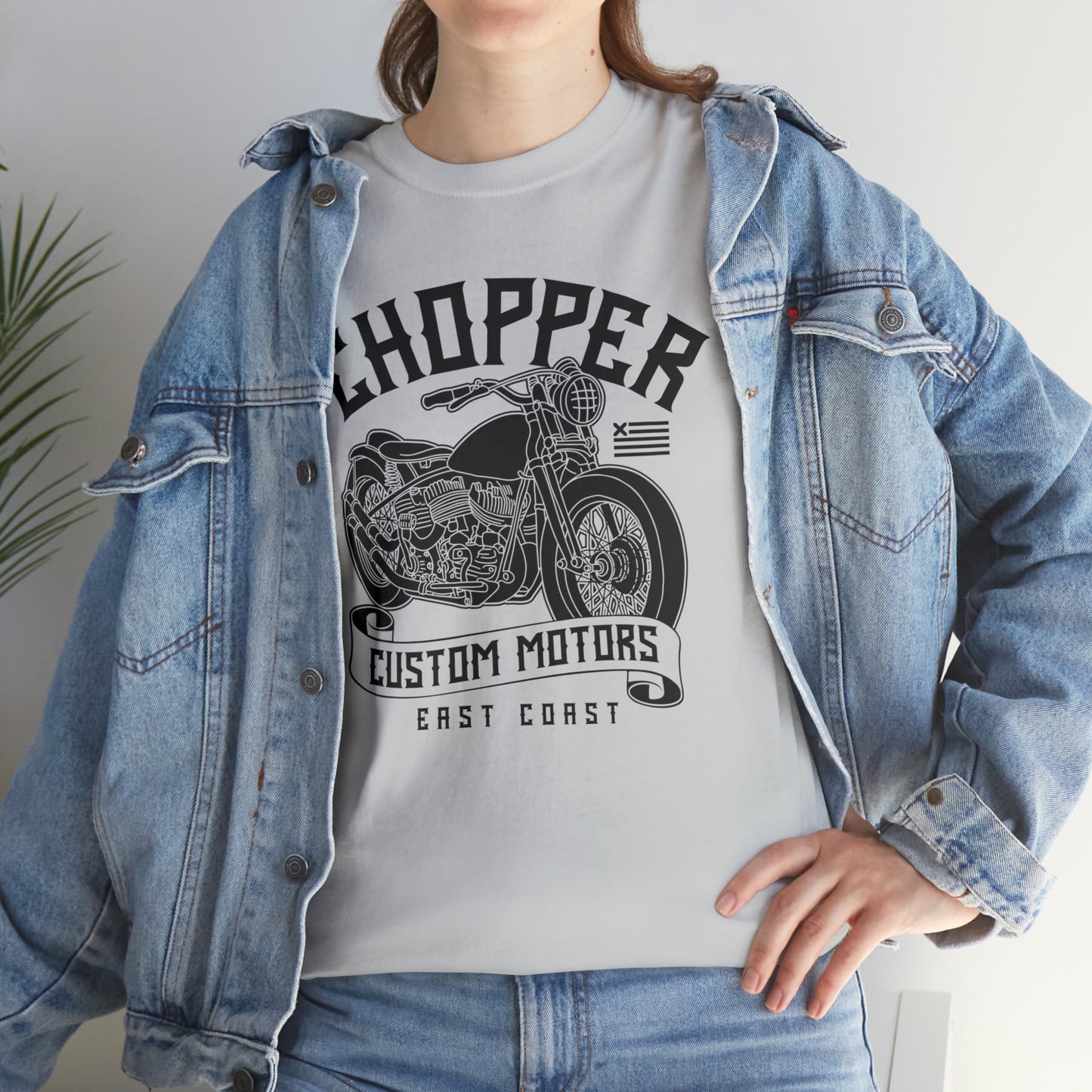 Chopper Custom Motors Motorcycle Cotton Tee