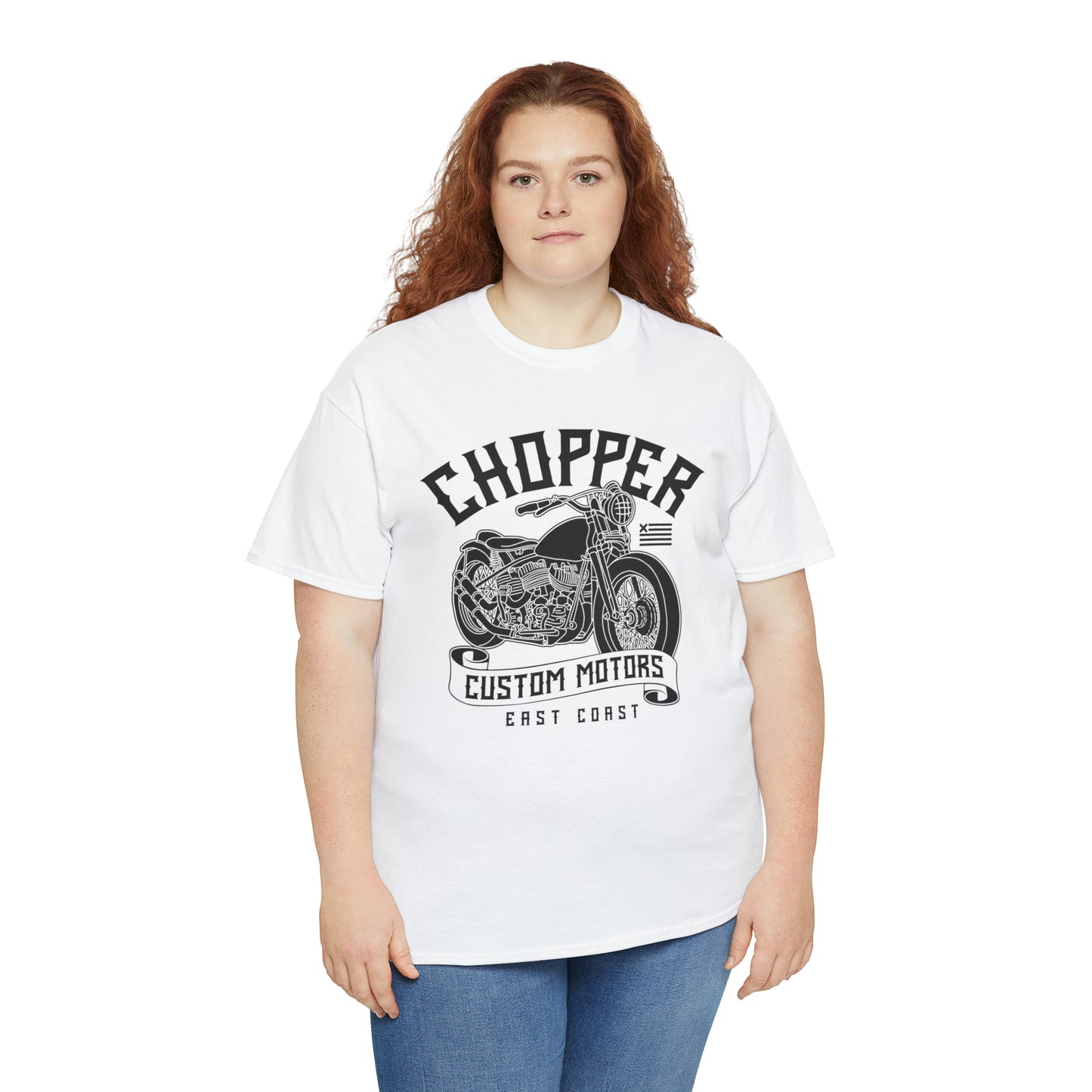 Chopper Custom Motors Motorcycle Cotton Tee