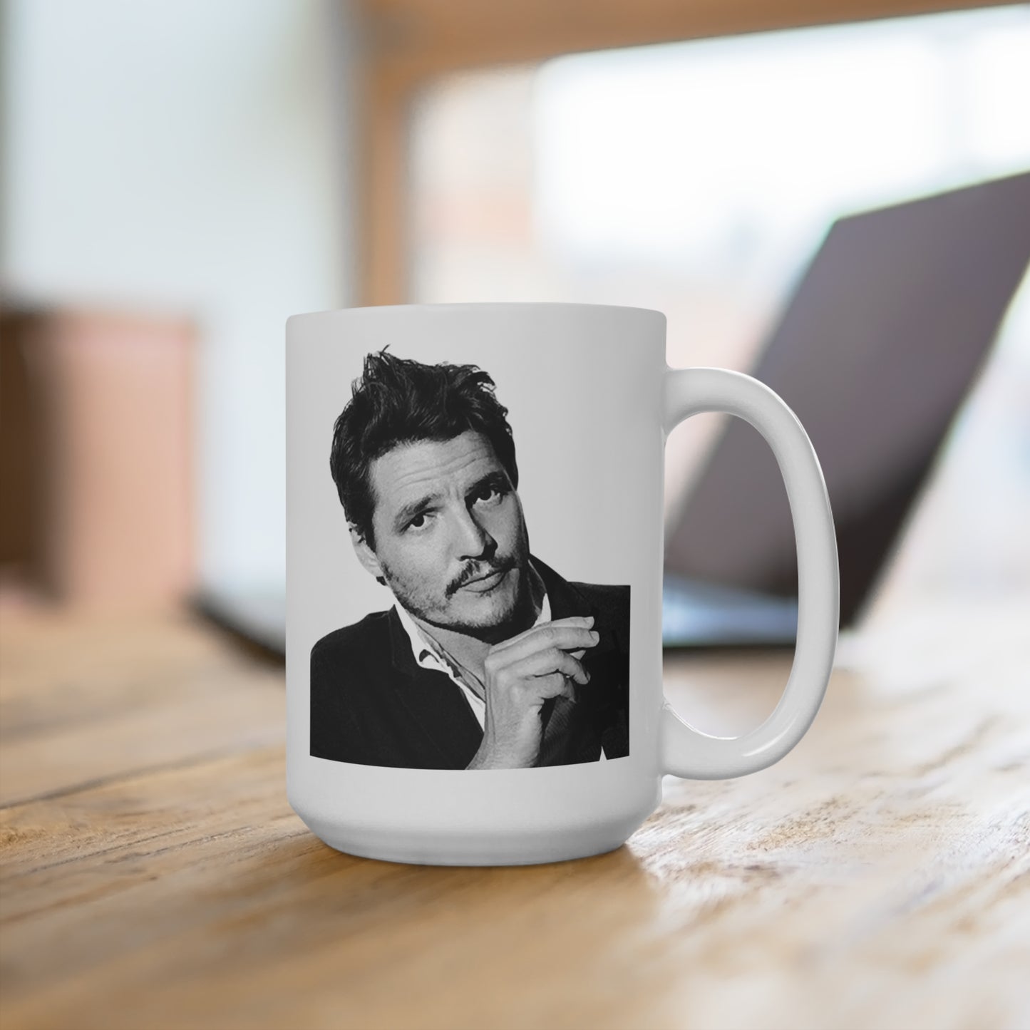 Single Taken Mentally Dating Pedro Pascal White Ceramic Mug