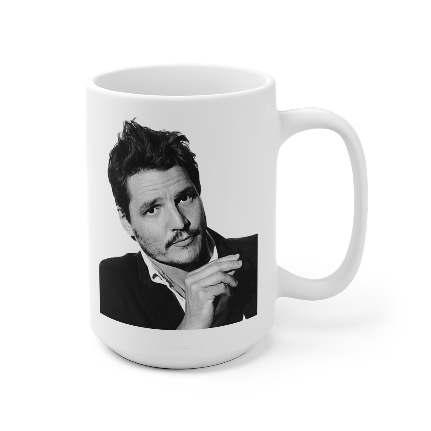 Single Taken Mentally Dating Pedro Pascal White Ceramic Mug