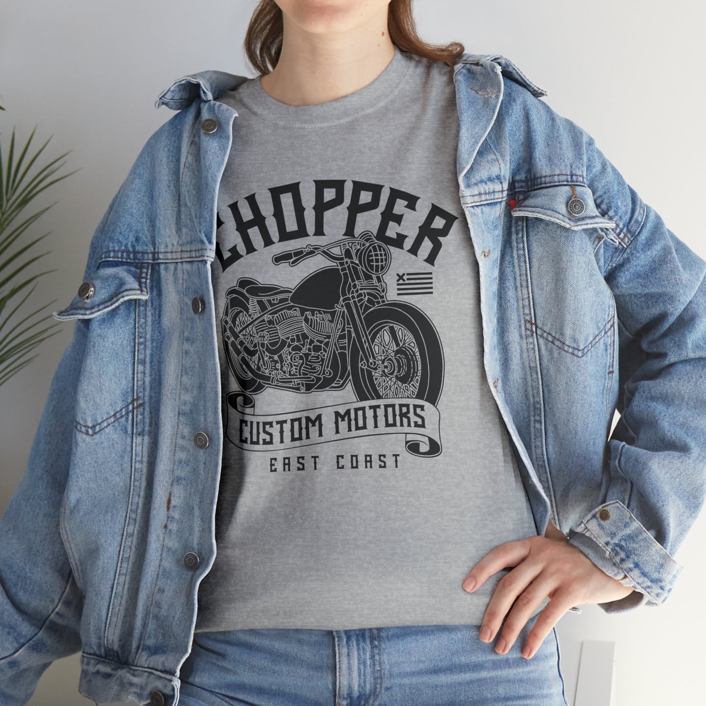 Chopper Custom Motors Motorcycle Cotton Tee