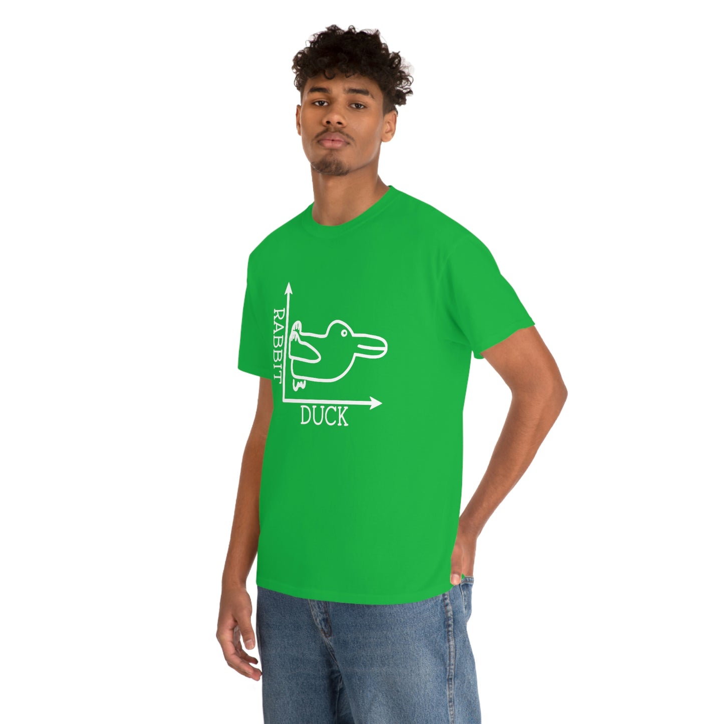 Rabbit Duck Unisex Heavy Cotton Tee