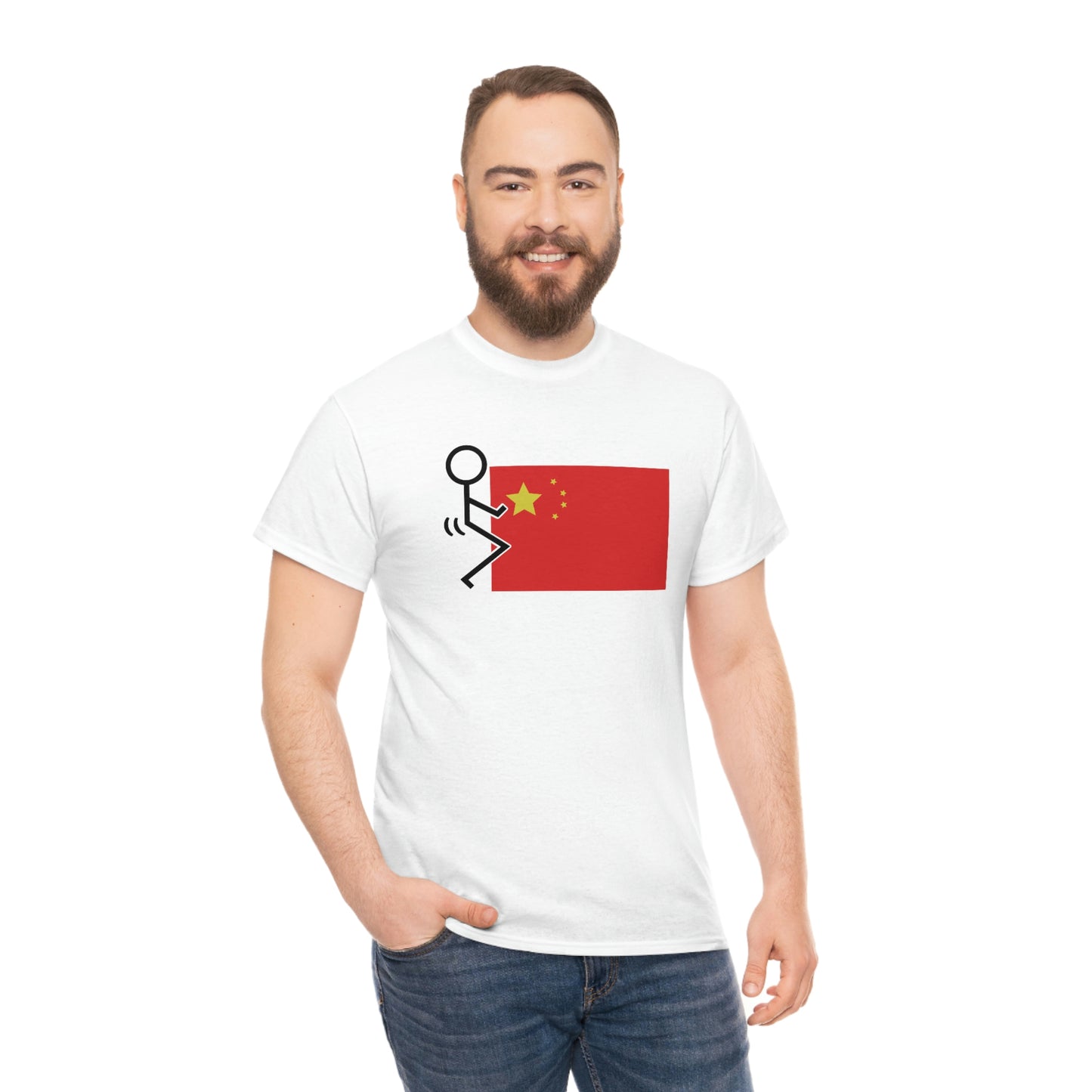 Fuck China Unisex Heavy Cotton Tee