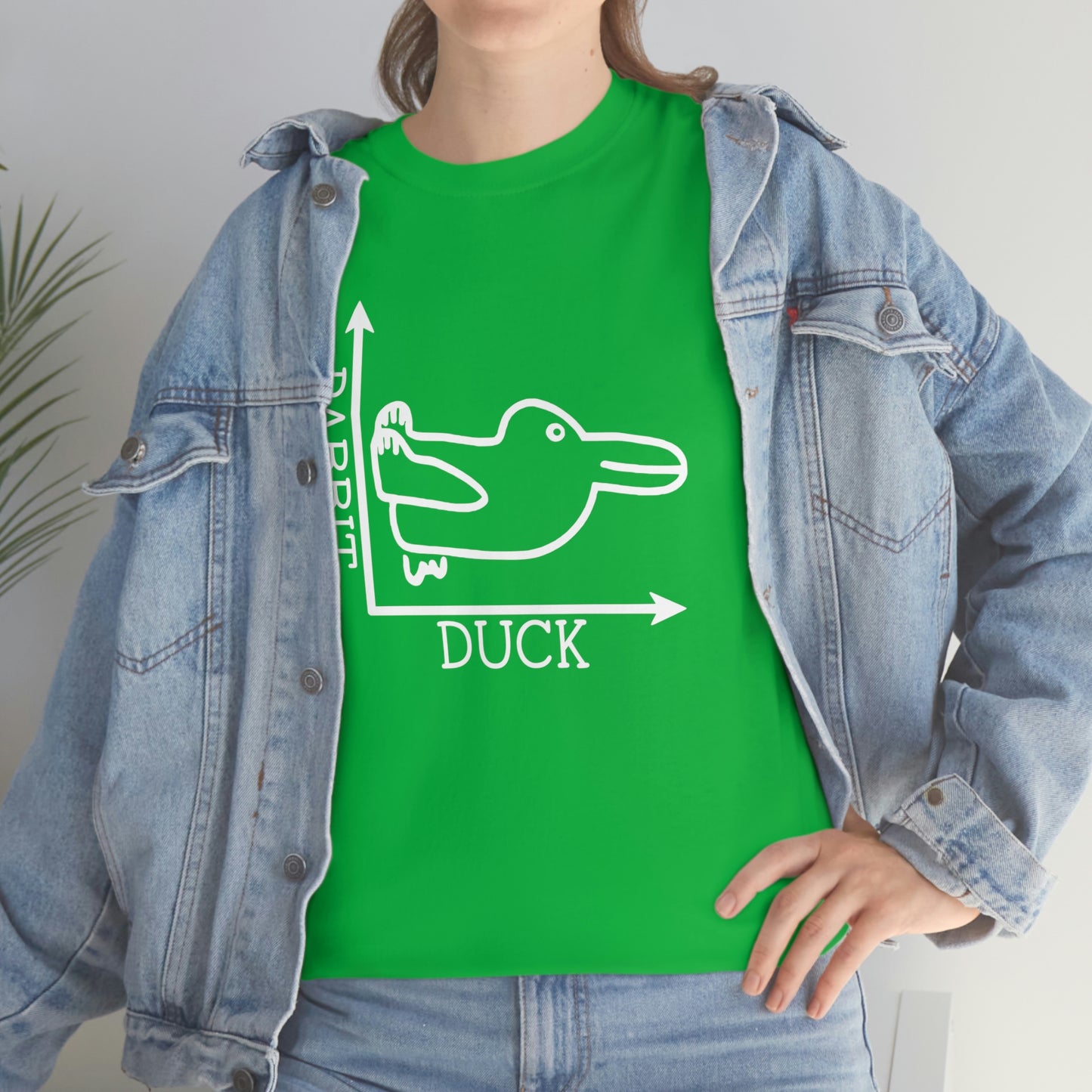 Rabbit Duck Unisex Heavy Cotton Tee