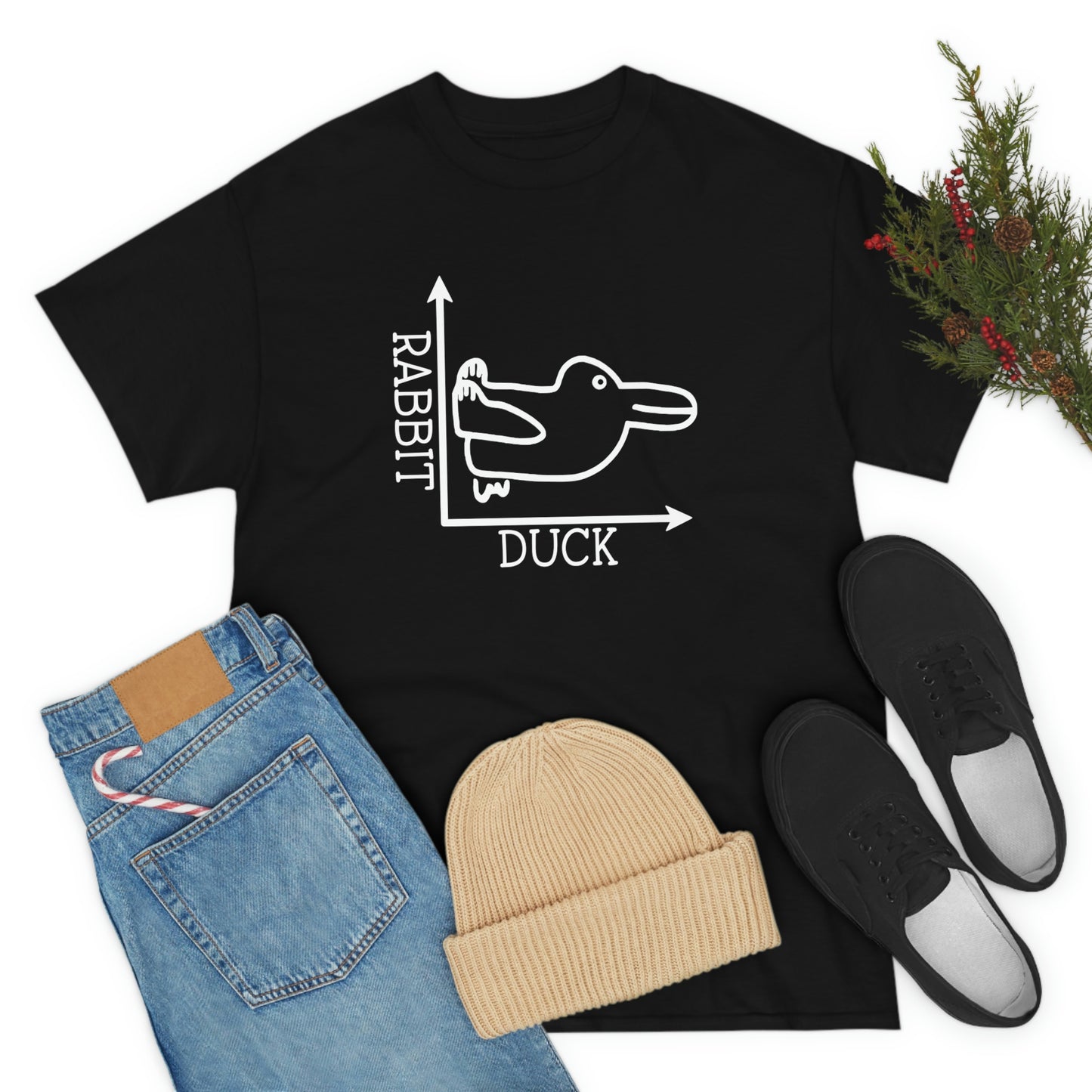 Rabbit Duck Unisex Heavy Cotton Tee