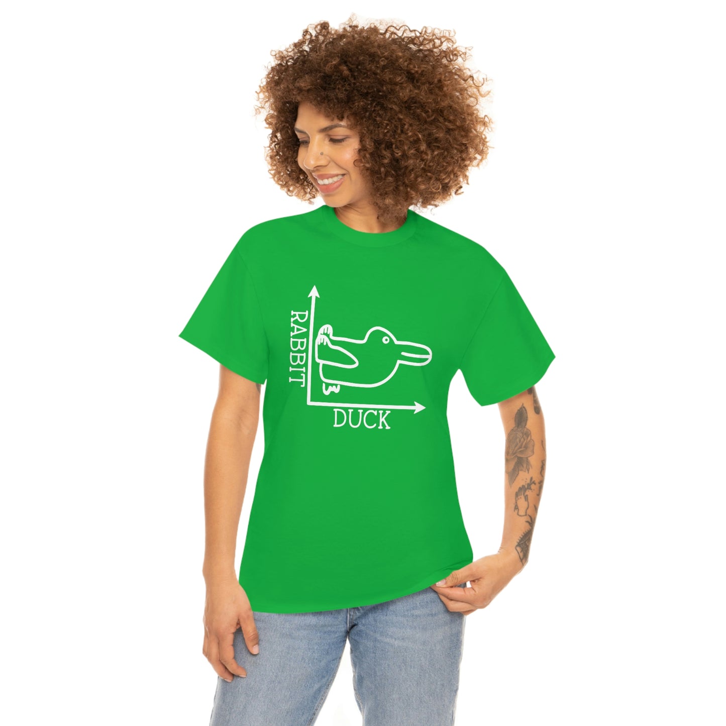 Rabbit Duck Unisex Heavy Cotton Tee