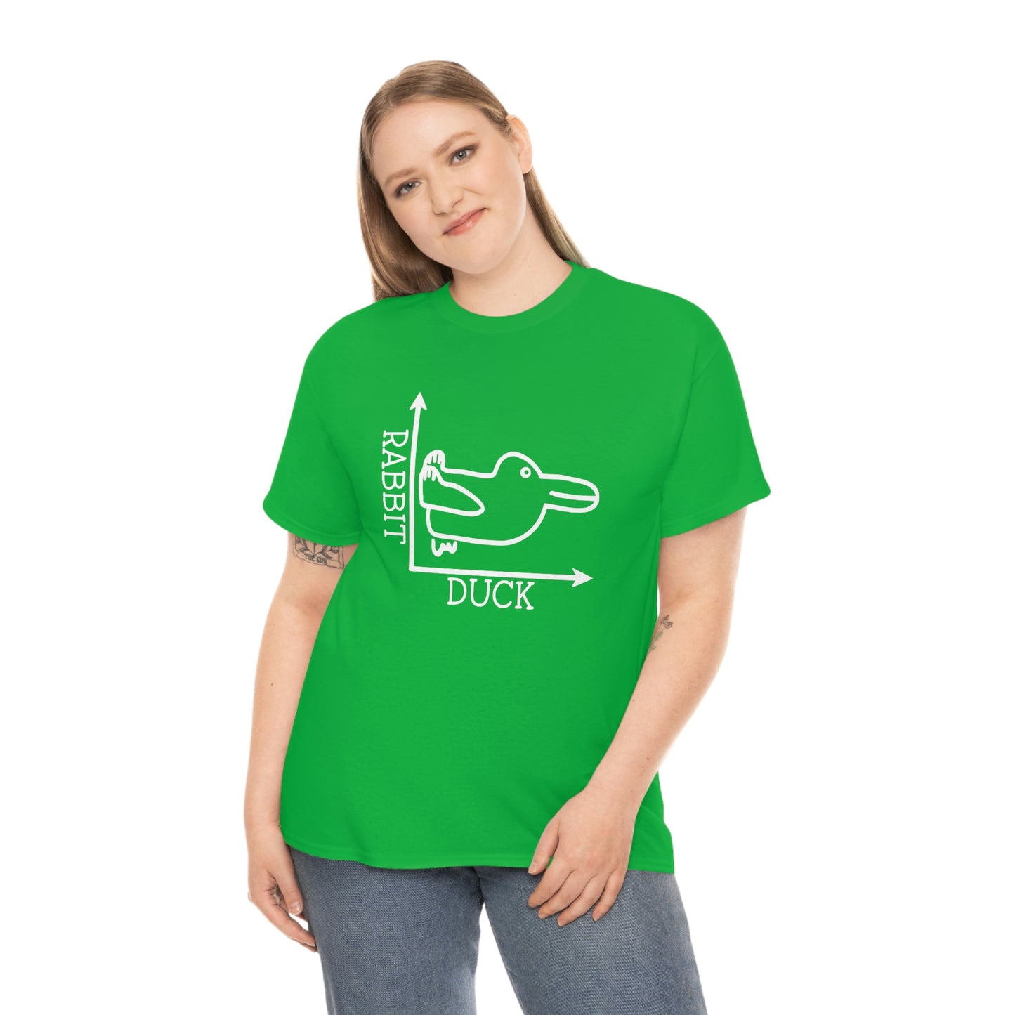 Rabbit Duck Unisex Heavy Cotton Tee