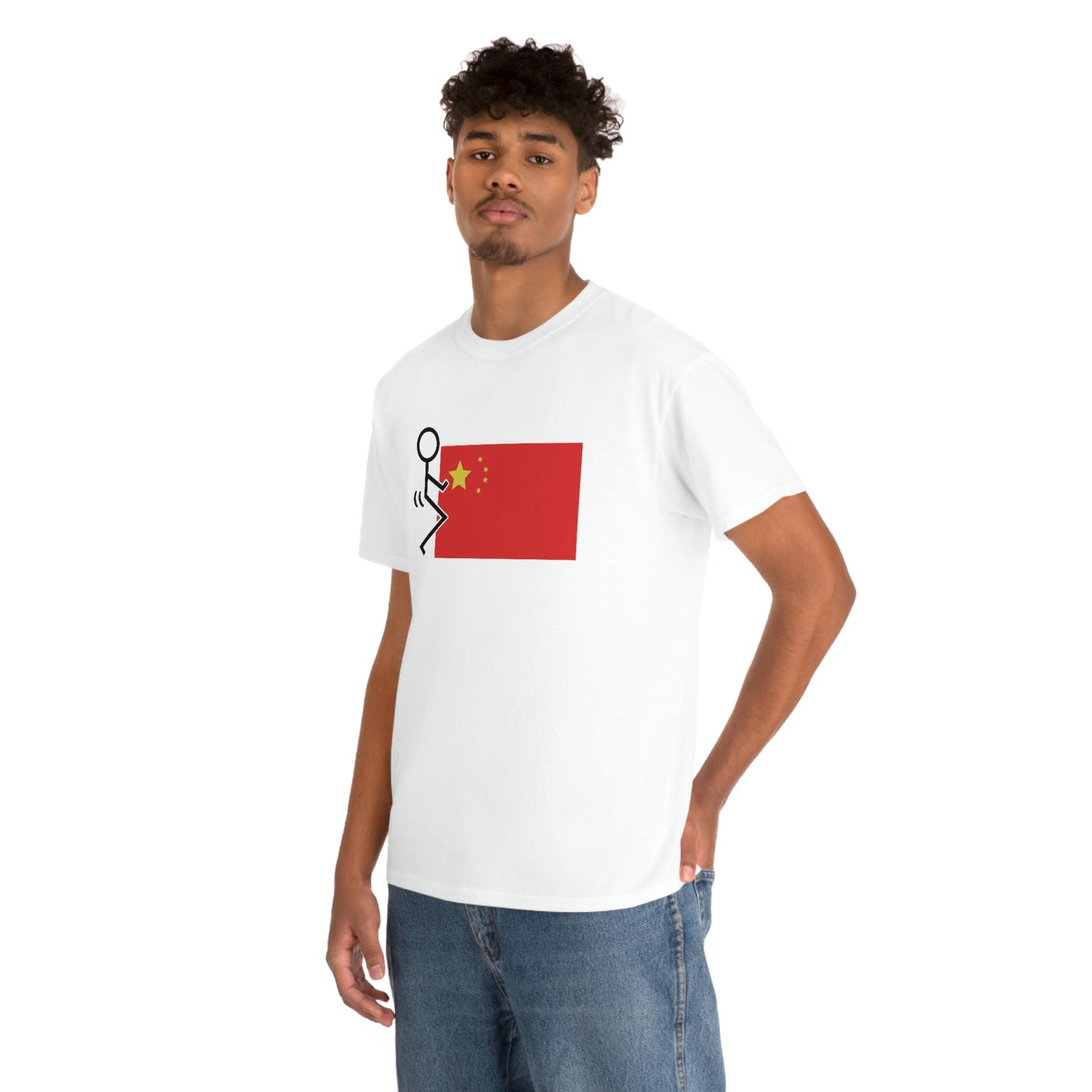 Fuck China Unisex Heavy Cotton Tee