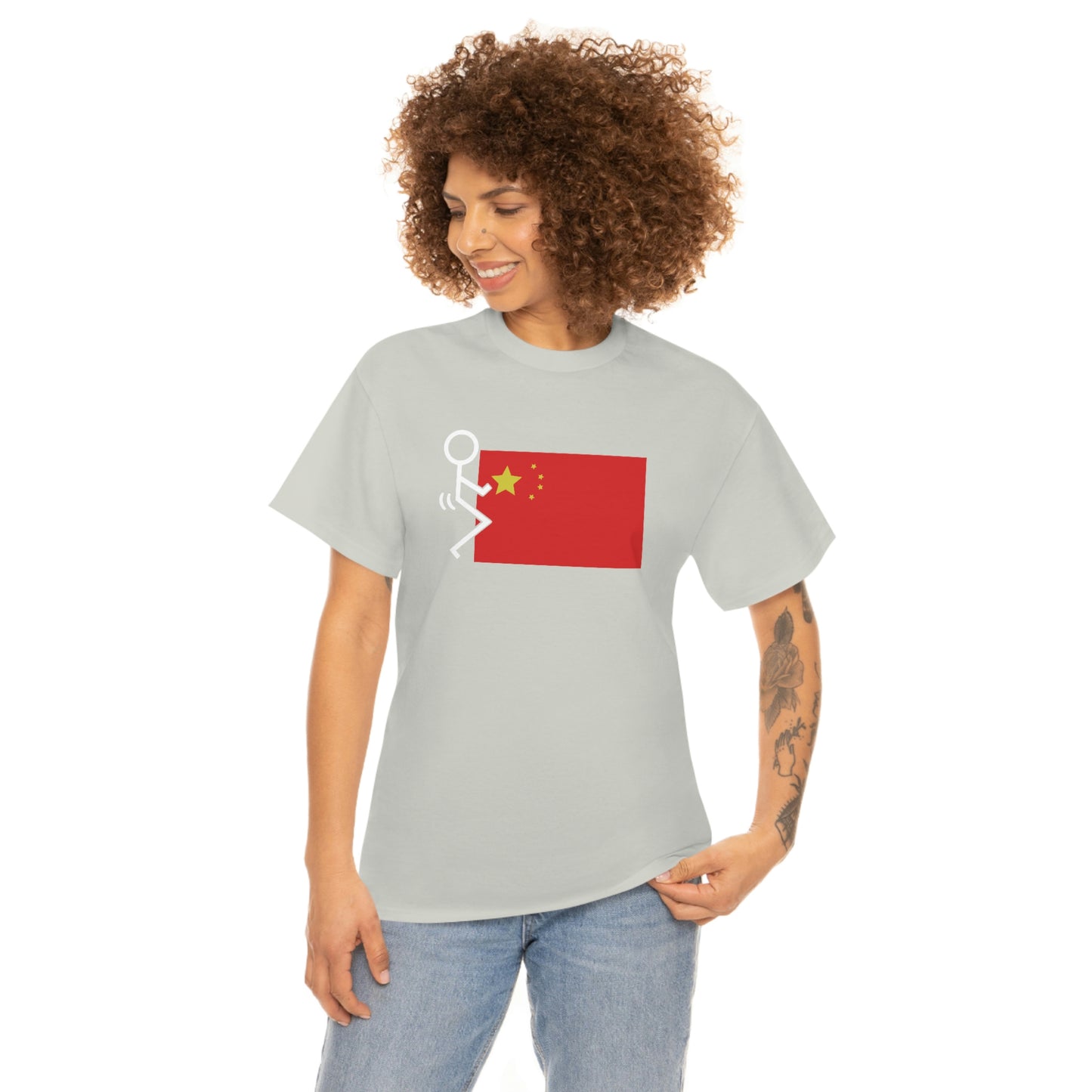 Fuck China Unisex Heavy Cotton Tee