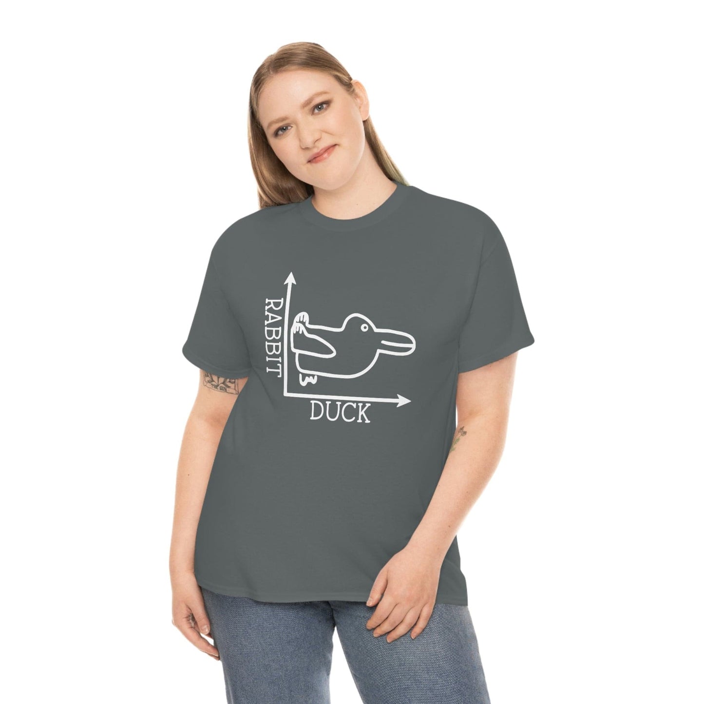 Rabbit Duck Unisex Heavy Cotton Tee