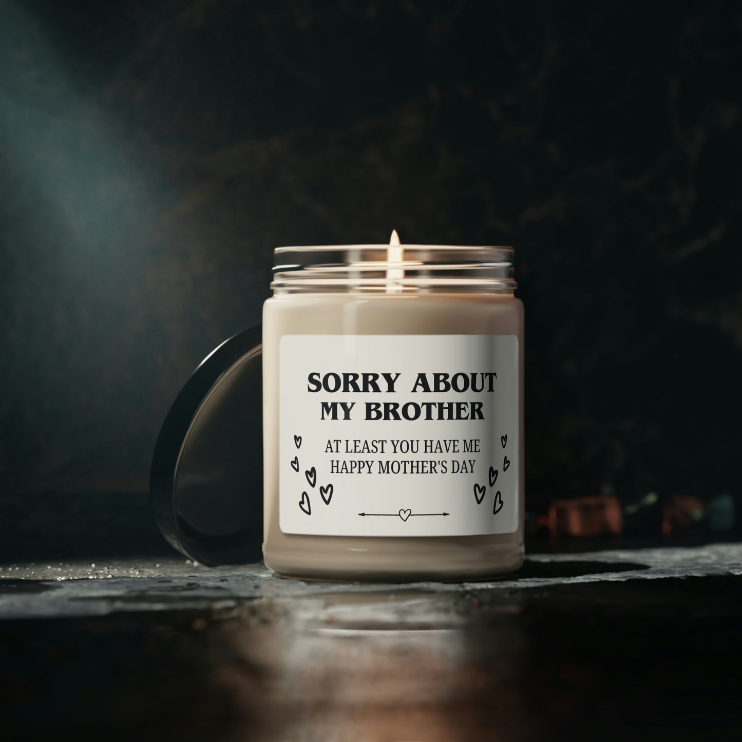 Sorry About My Brother Mother's Day Scented Soy Candle, 9oz