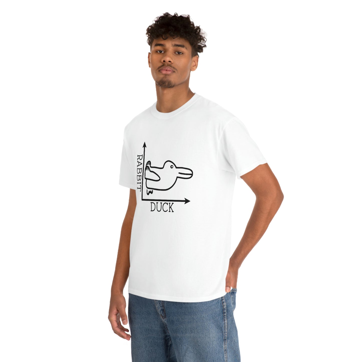 Rabbit Duck Unisex Heavy Cotton Tee